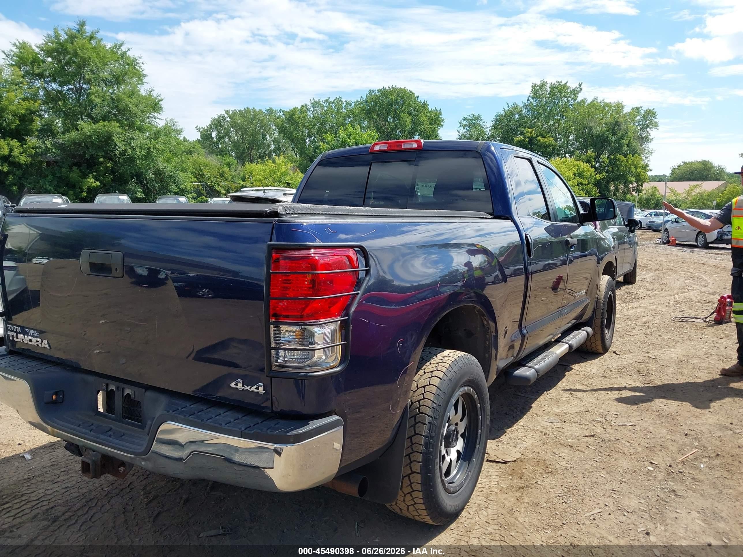 2012 Toyota Tundra Grade 4.6l V8 Синий vin: 5TFUM5F16CX038346