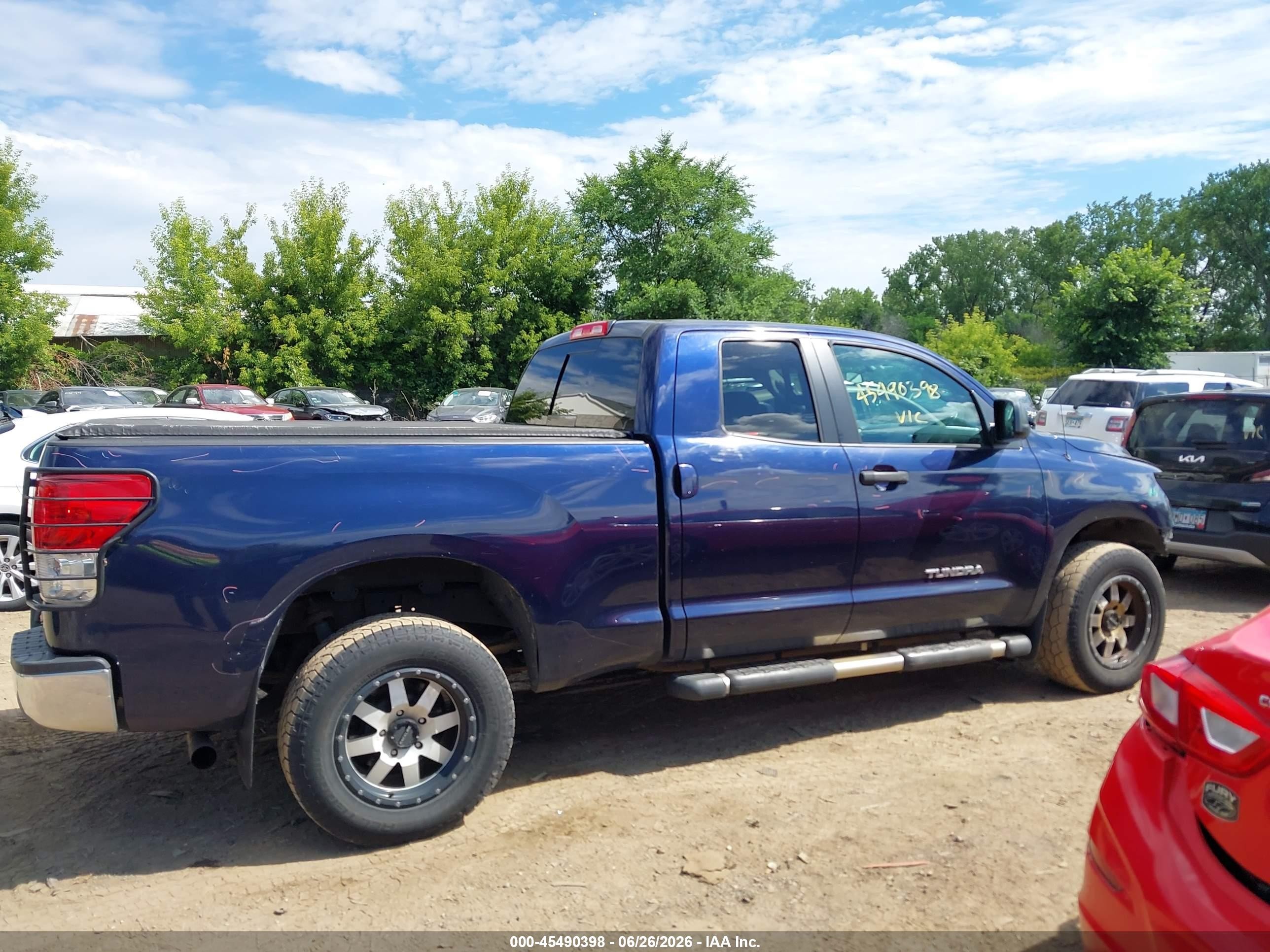 2012 Toyota Tundra Grade 4.6l V8 Синий vin: 5TFUM5F16CX038346