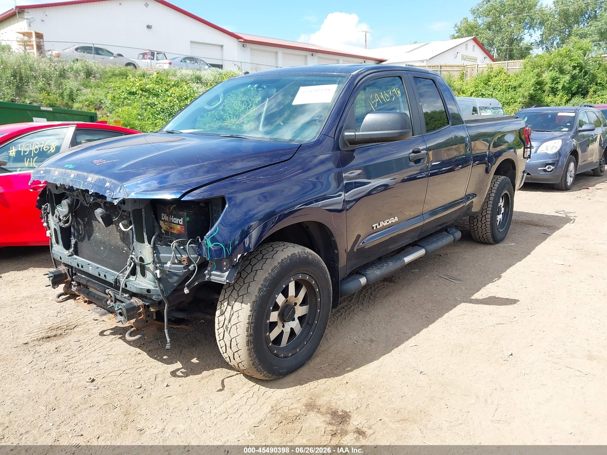 2012 Toyota Tundra Grade 4.6l V8 Синий vin: 5TFUM5F16CX038346