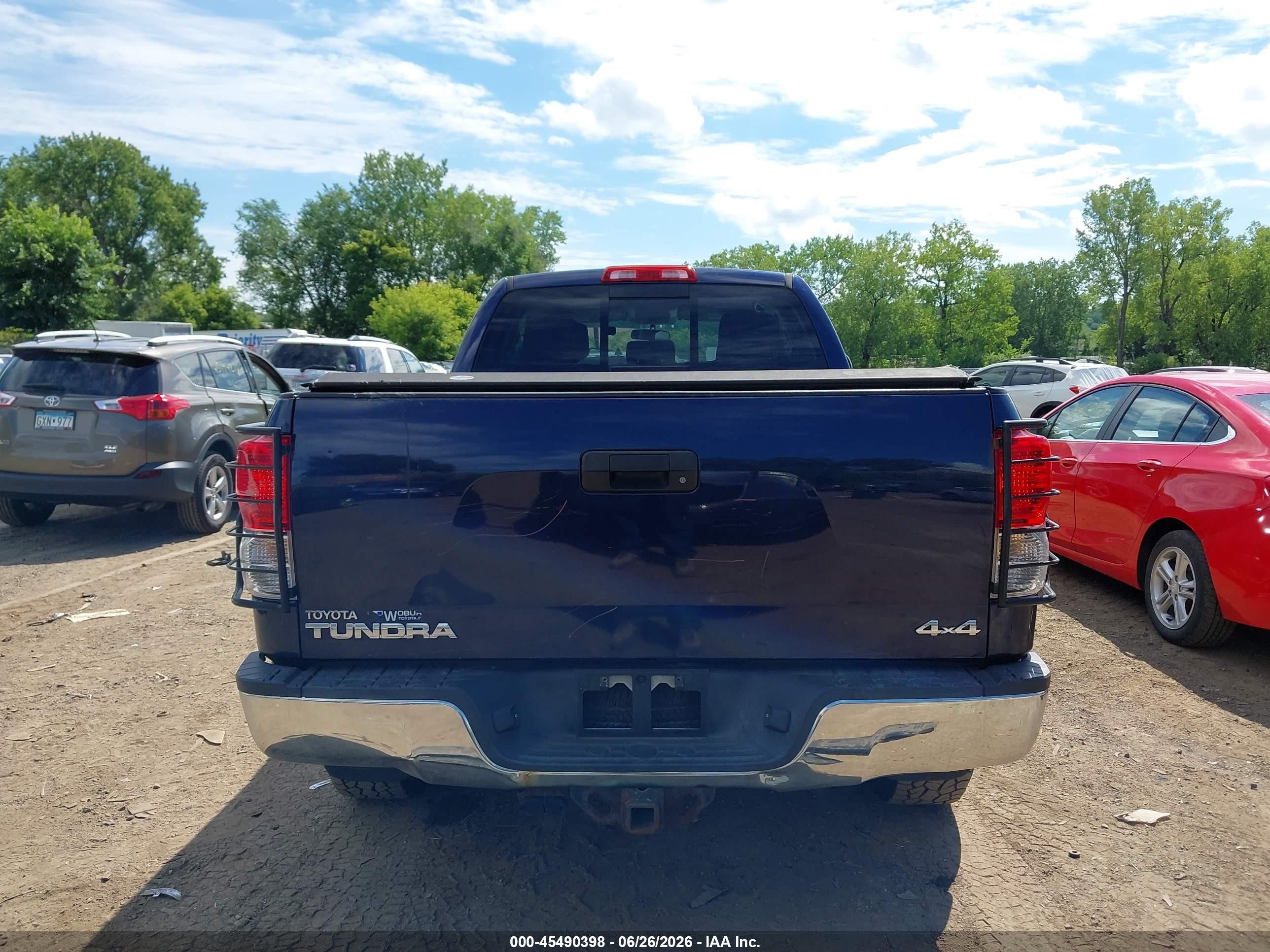 2012 Toyota Tundra Grade 4.6l V8 Синий vin: 5TFUM5F16CX038346