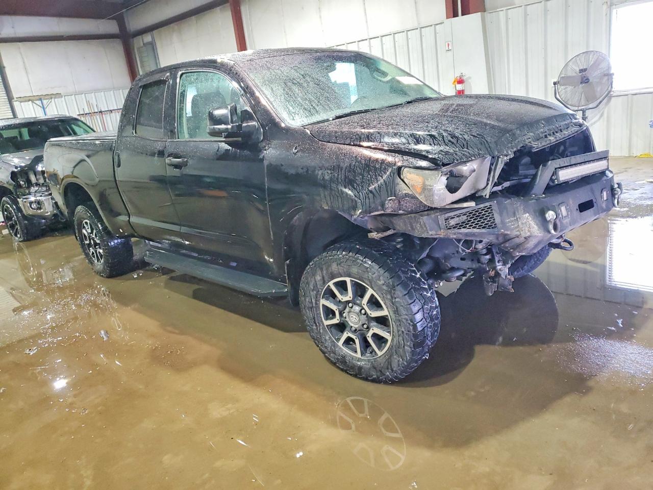 2013 Toyota Tundra Double Cab Sr5 Black vin: 5TFUM5F16DX047694