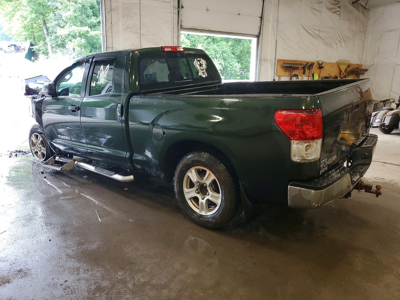 2013 Toyota Tundra Double Cab Sr5 Green vin: 5TFUM5F16DX049803