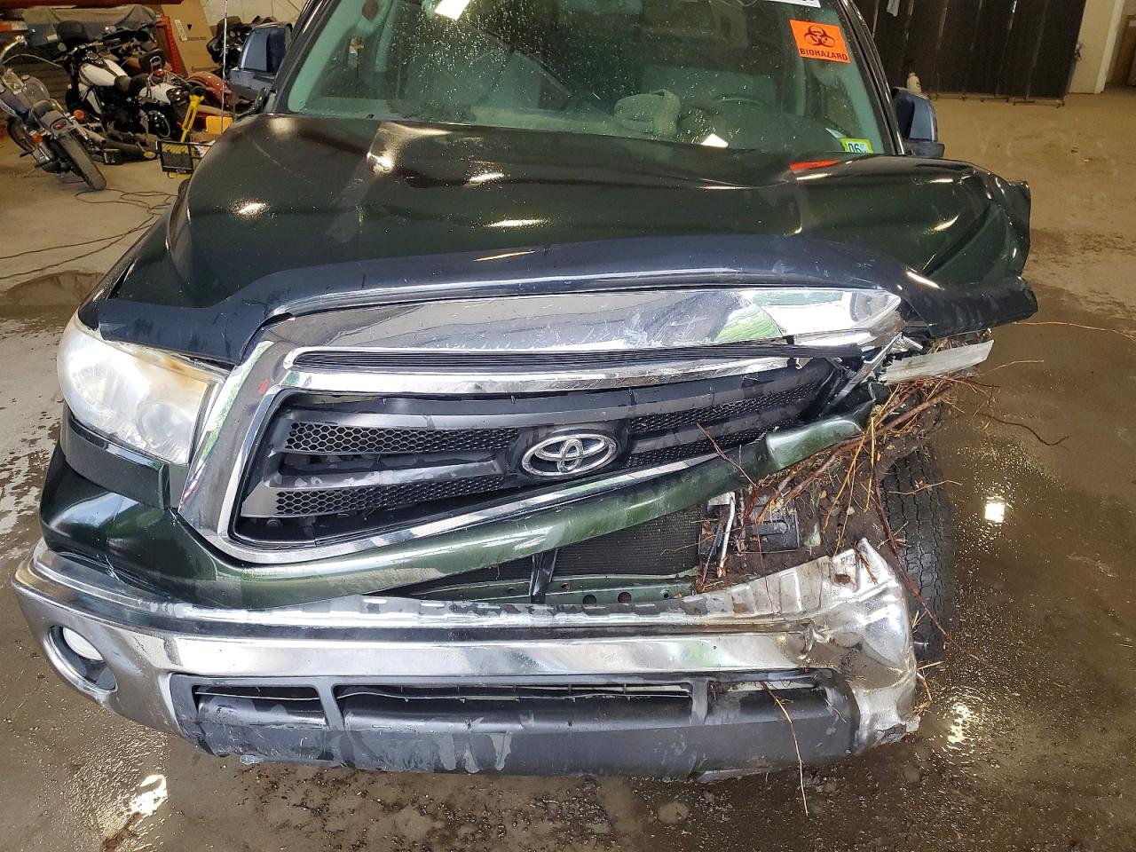 2013 Toyota Tundra Double Cab Sr5 Green vin: 5TFUM5F16DX049803