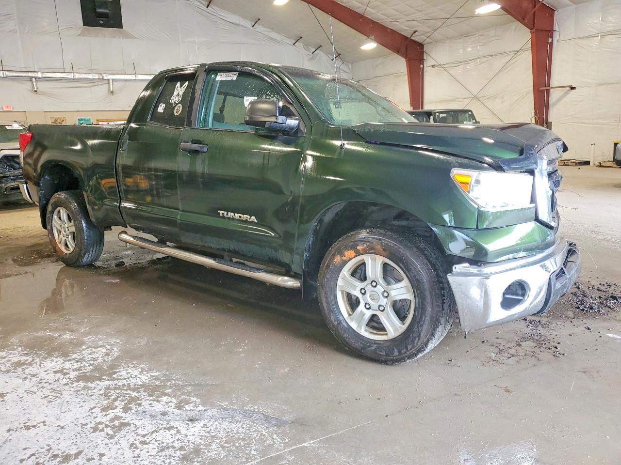 2013 Toyota Tundra Double Cab Sr5 Green vin: 5TFUM5F16DX049803