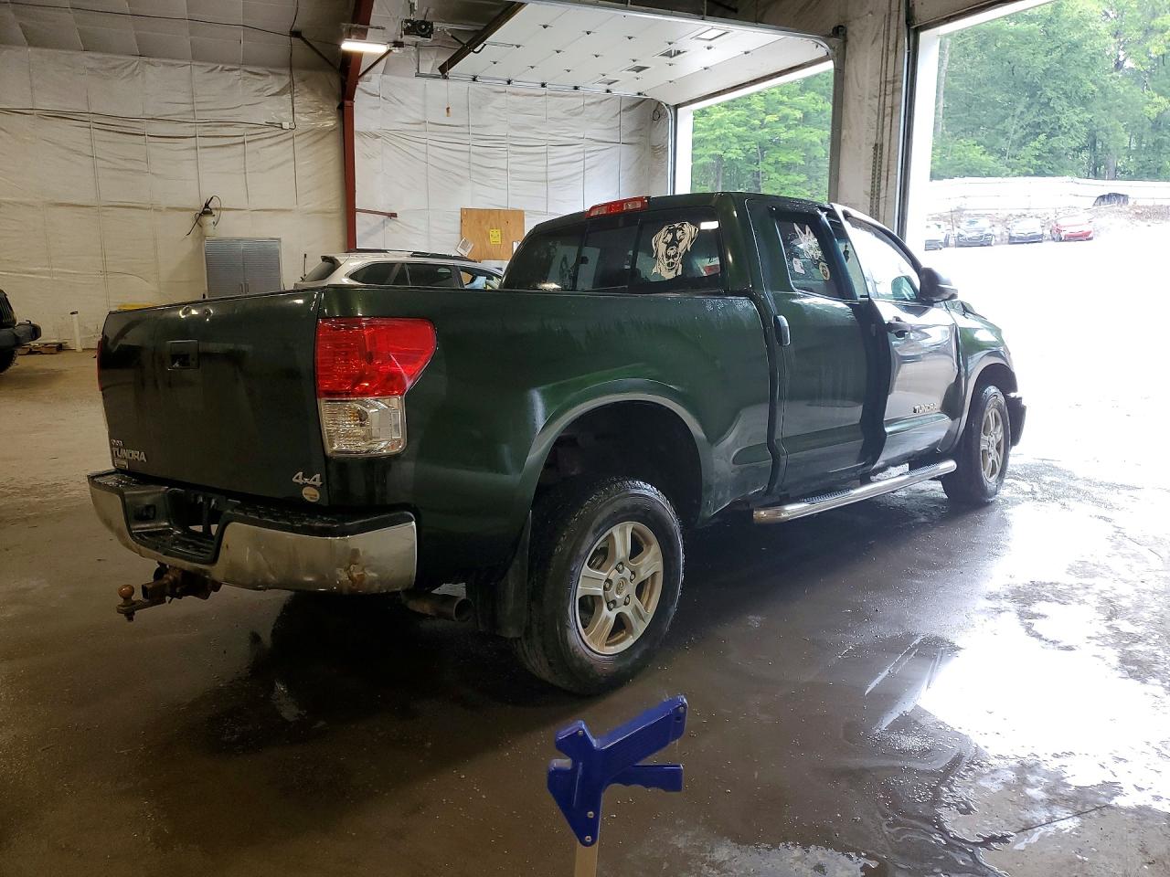 2013 Toyota Tundra Double Cab Sr5 Green vin: 5TFUM5F16DX049803