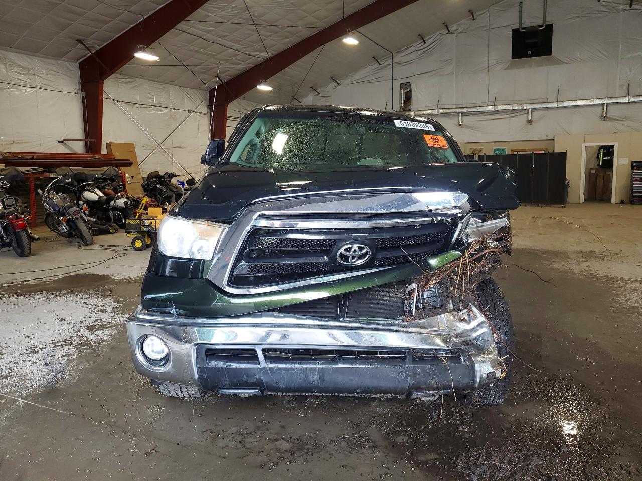 2013 Toyota Tundra Double Cab Sr5 Green vin: 5TFUM5F16DX049803