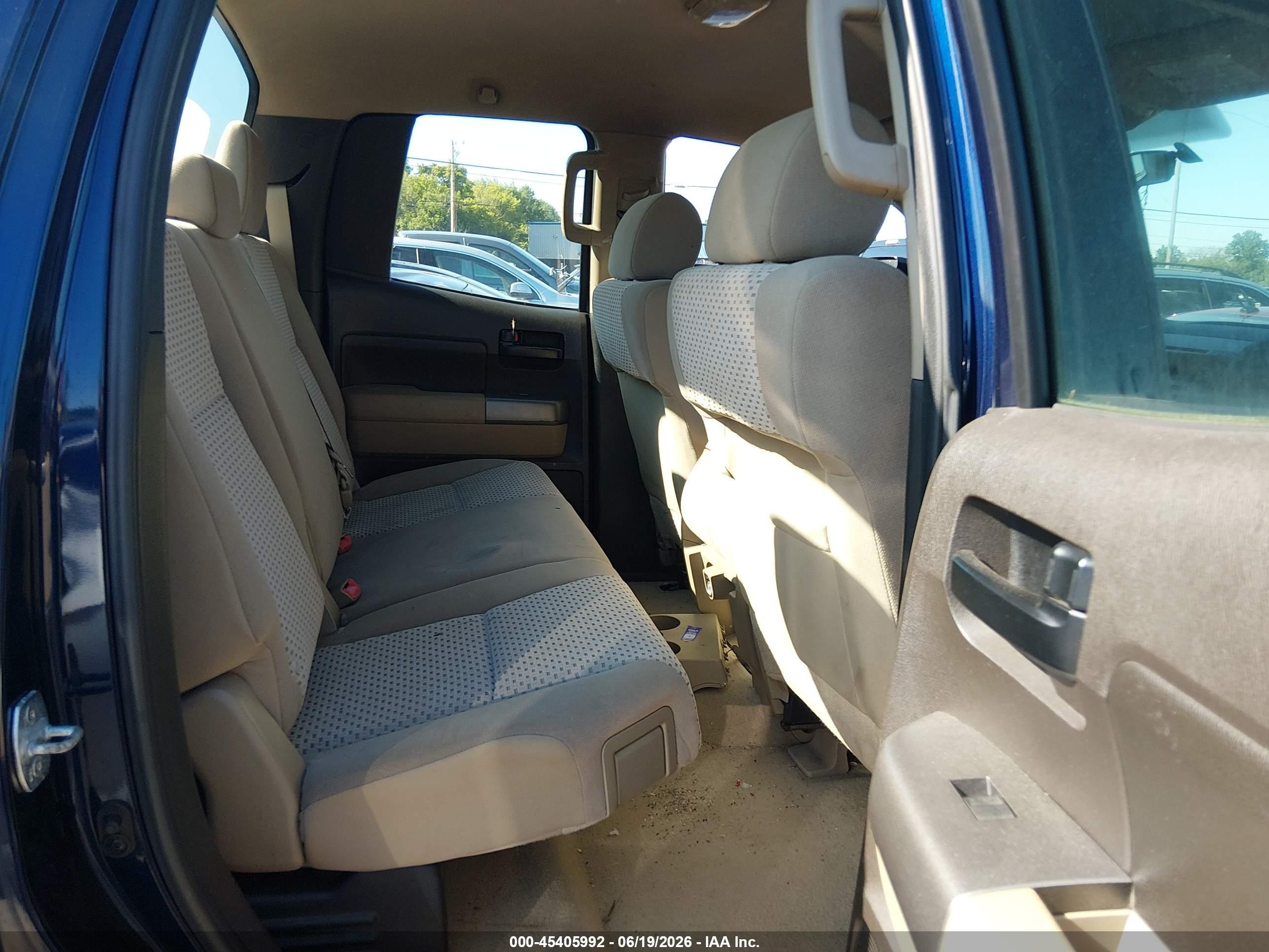 2010 Toyota Tundra Grade 4.6l V8 Синий vin: 5TFUM5F17AX008432