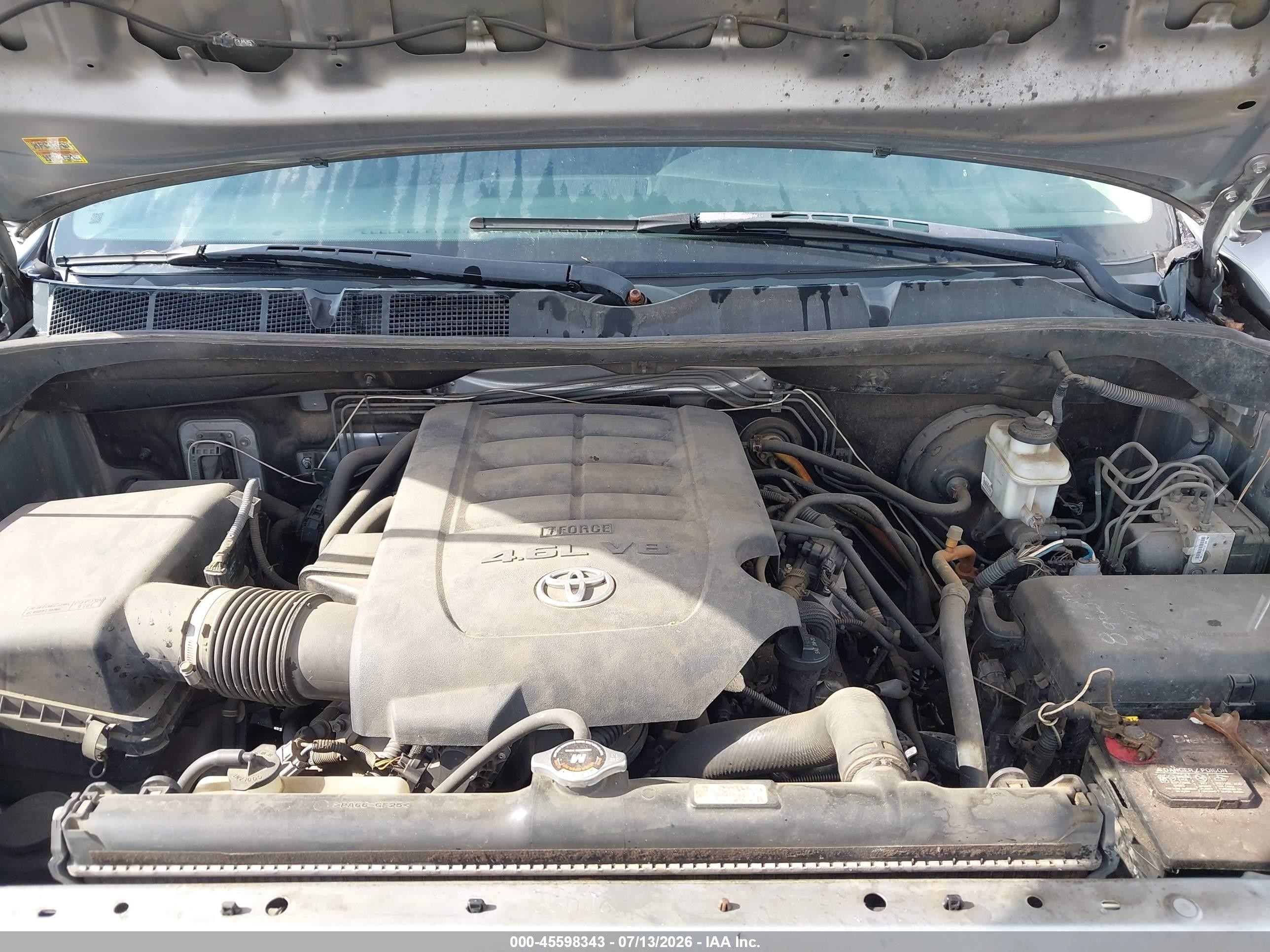 2011 Toyota Tundra Grade 4.6l V8 Серебряный vin: 5TFUM5F17BX021117