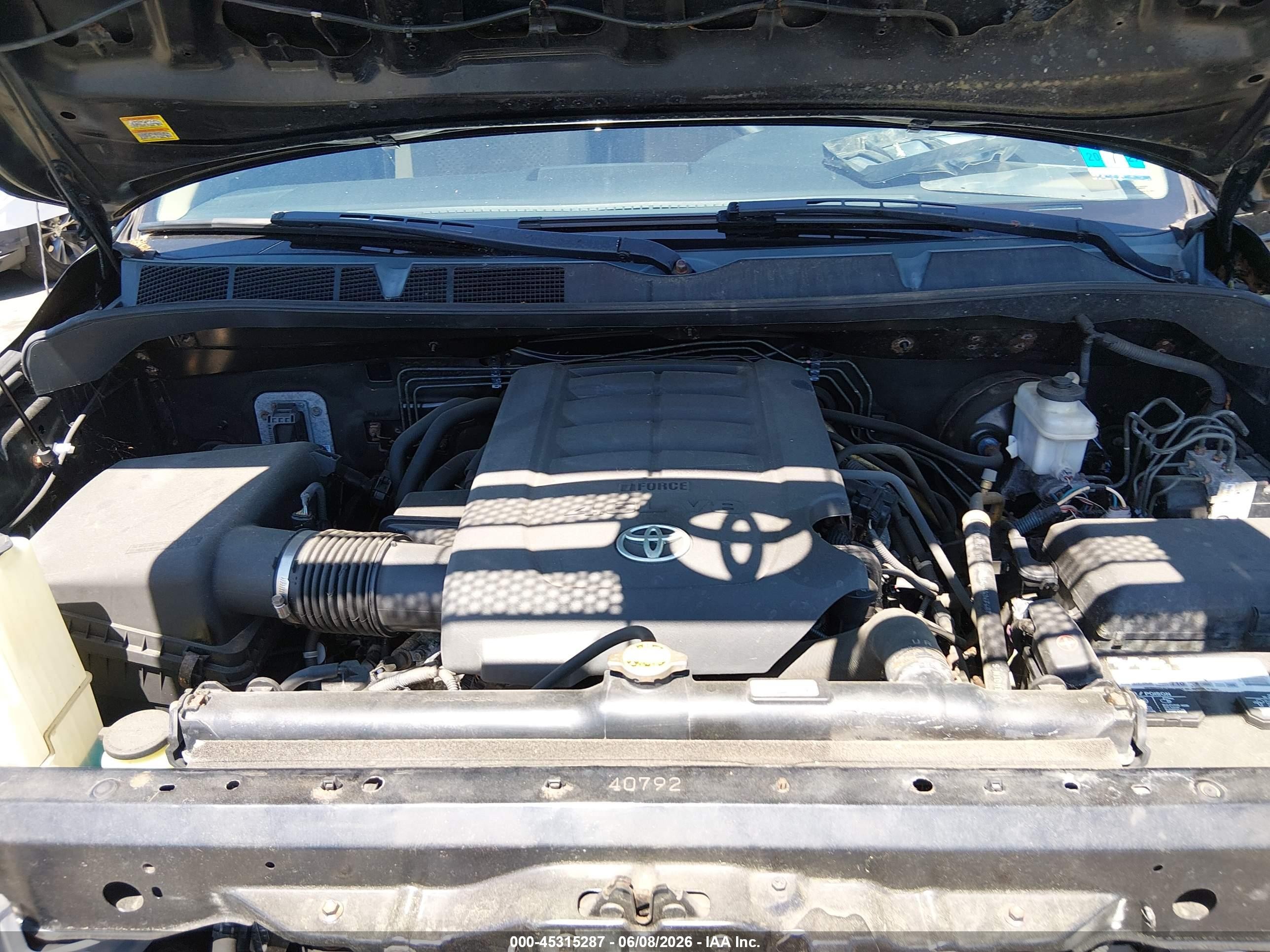 2013 Toyota Tundra Grade 4.6l V8 Черный vin: 5TFUM5F17DX047686