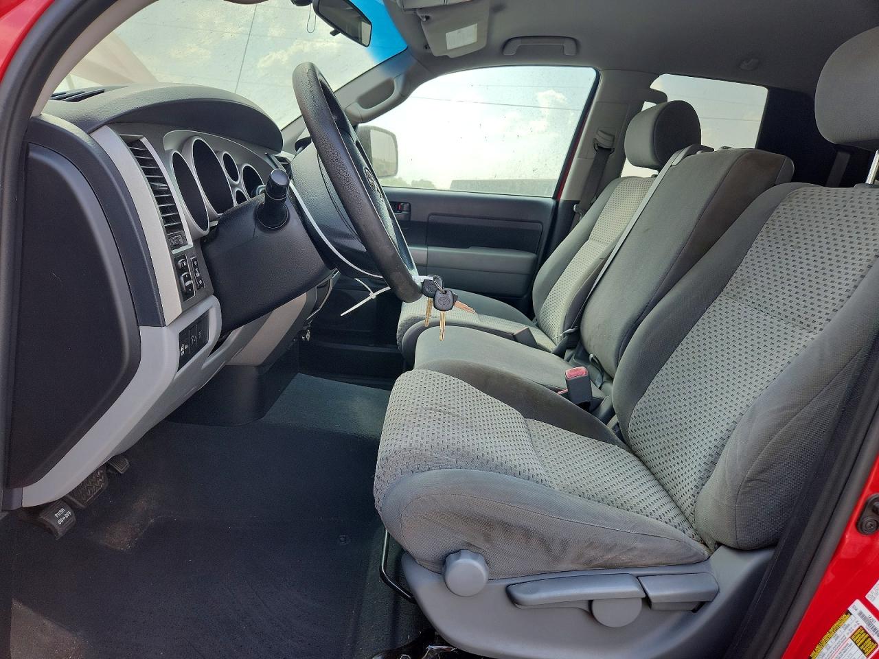 2013 Toyota Tundra Double Cab Sr5 Red vin: 5TFUM5F17DX049082