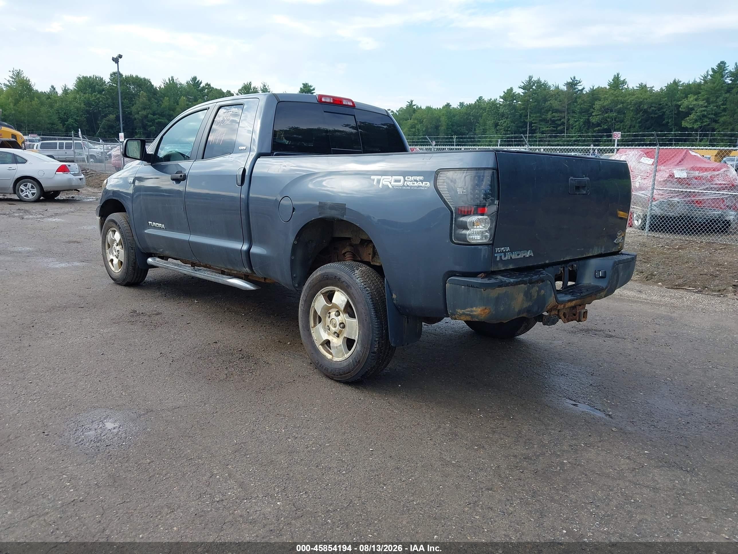 2010 Toyota Tundra Grade 4.6l V8 Blue vin: 5TFUM5F18AX002395