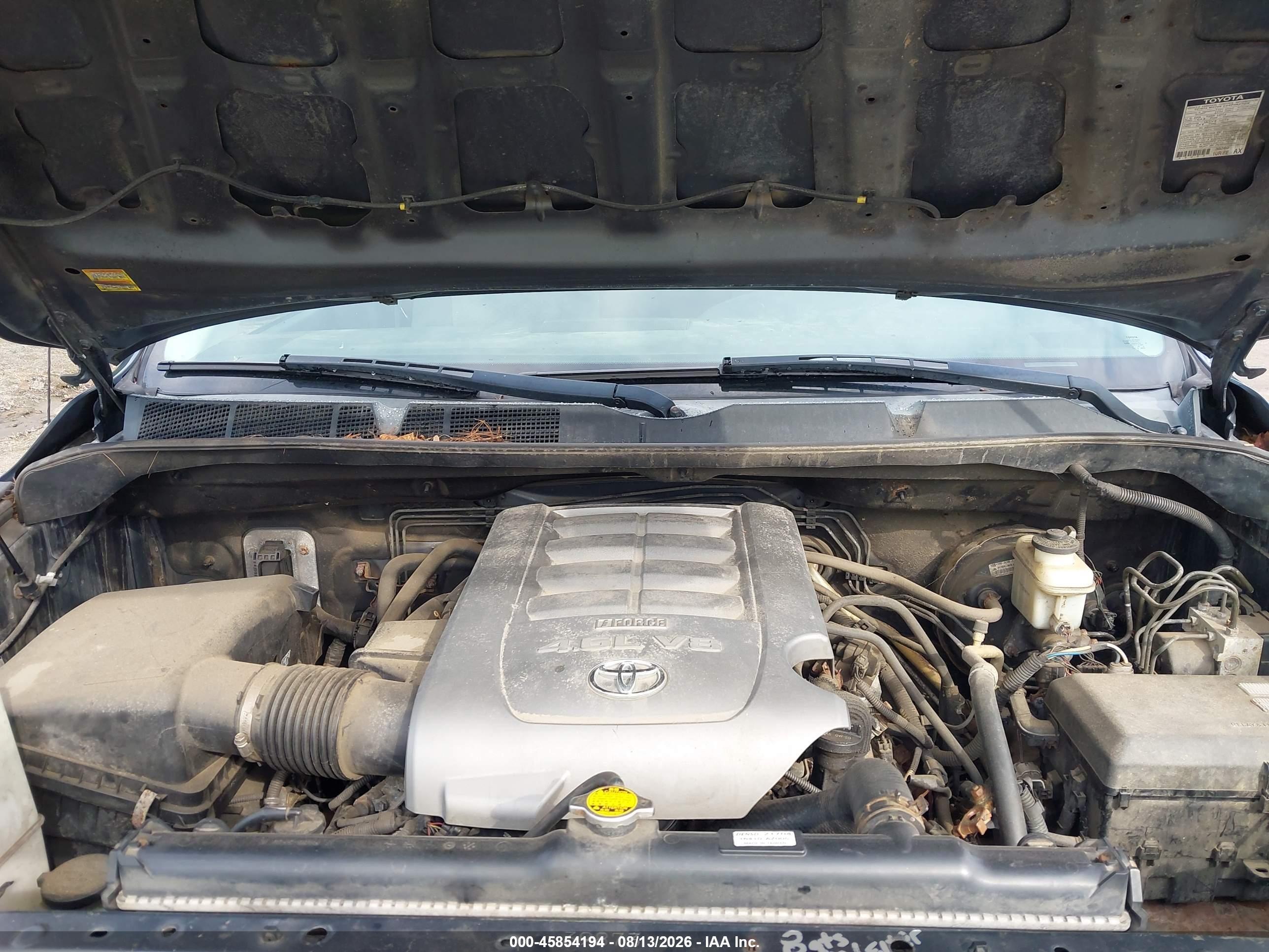 2010 Toyota Tundra Grade 4.6l V8 Blue vin: 5TFUM5F18AX002395