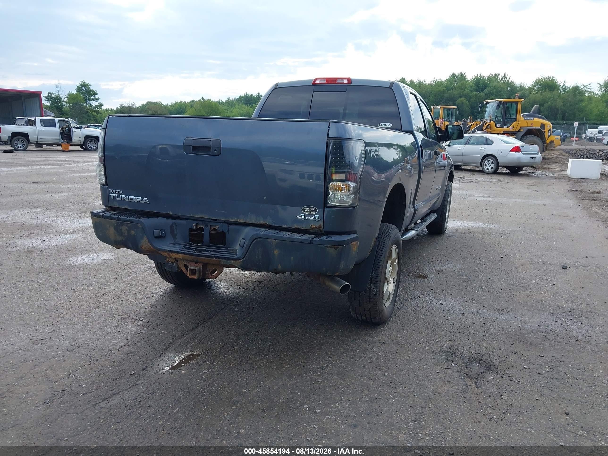 2010 Toyota Tundra Grade 4.6l V8 Blue vin: 5TFUM5F18AX002395