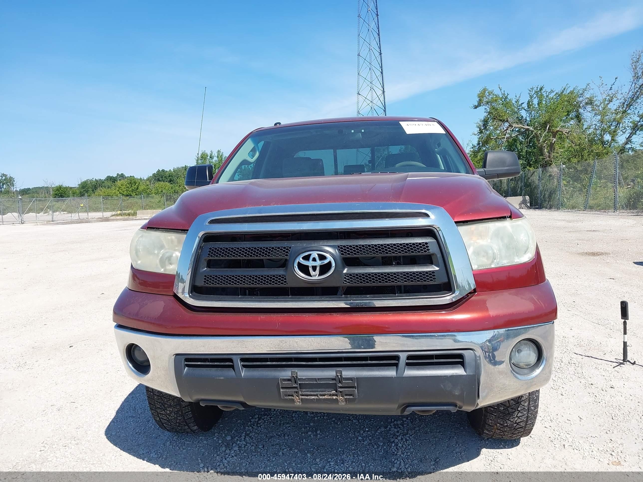 2010 Toyota Tundra Grade 4.6l V8 Бордовый vin: 5TFUM5F18AX007354