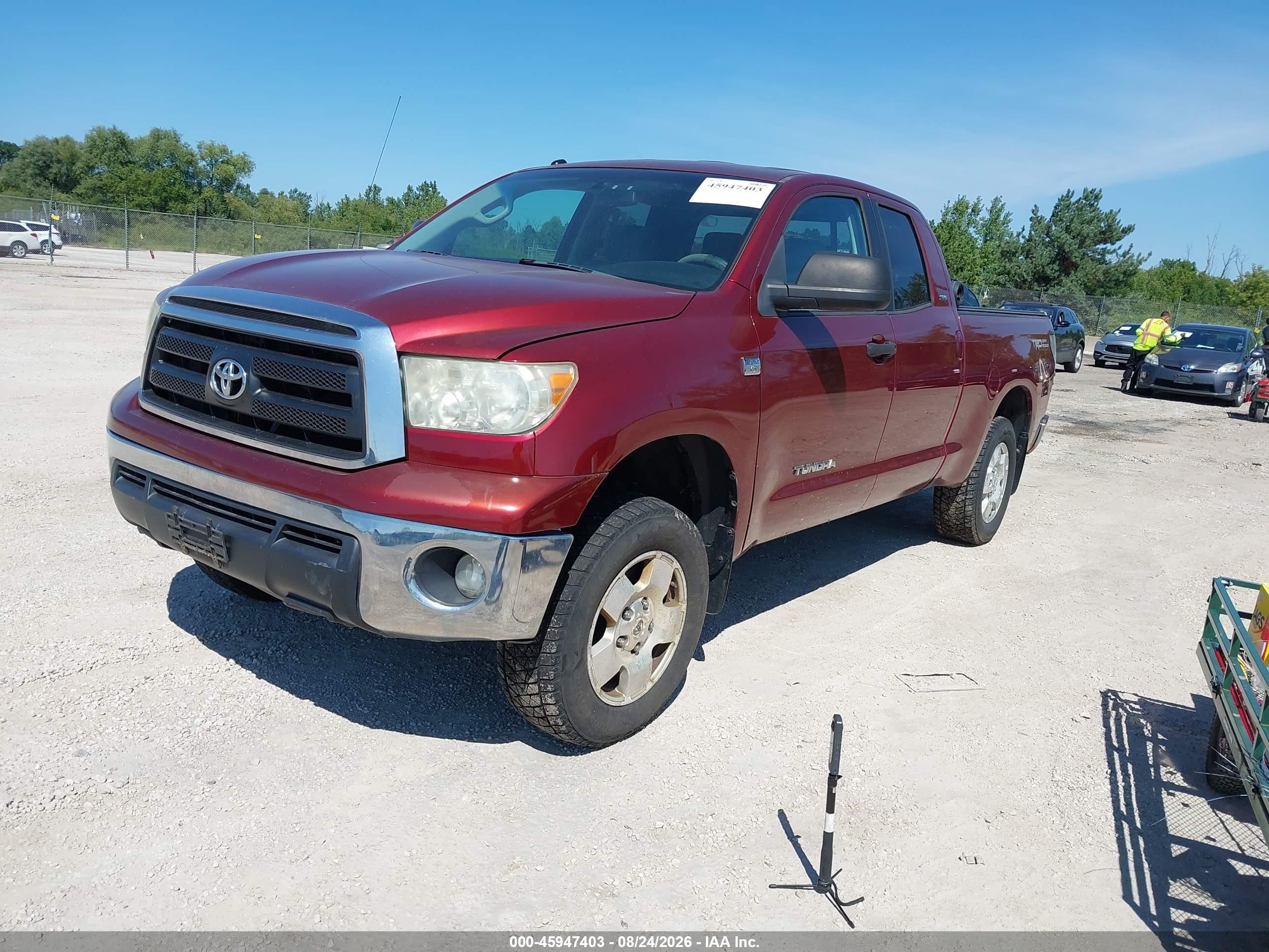 2010 Toyota Tundra Grade 4.6l V8 Бордовый vin: 5TFUM5F18AX007354