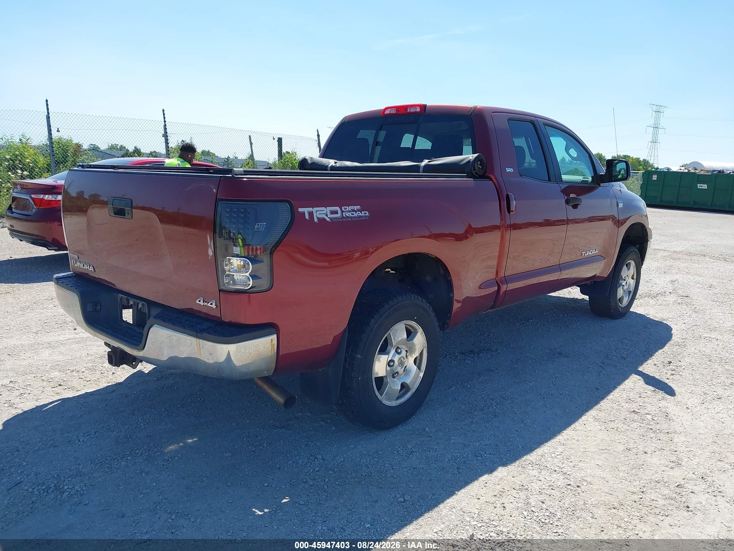 2010 Toyota Tundra Grade 4.6l V8 Бордовый vin: 5TFUM5F18AX007354
