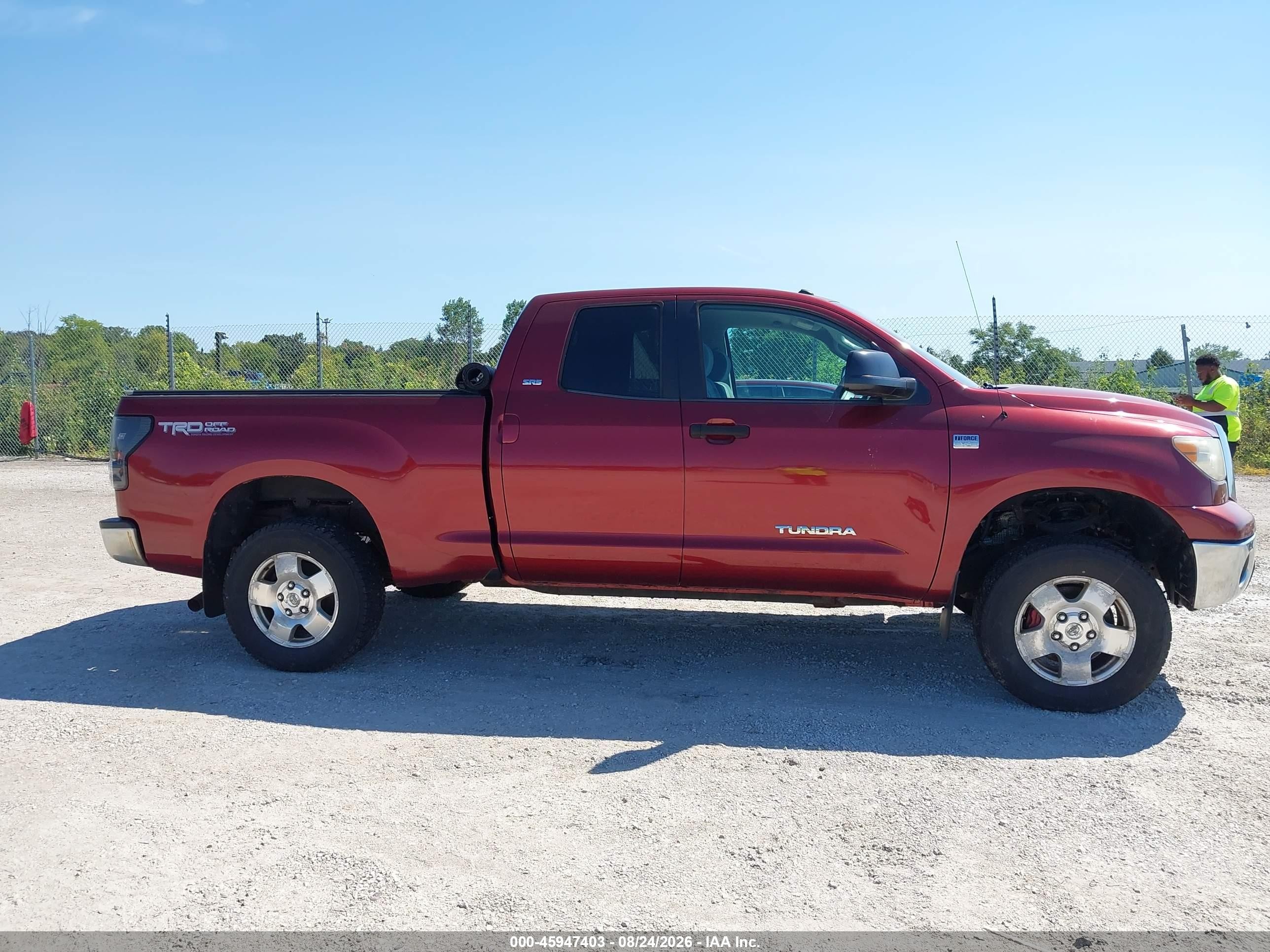 2010 Toyota Tundra Grade 4.6l V8 Бордовый vin: 5TFUM5F18AX007354