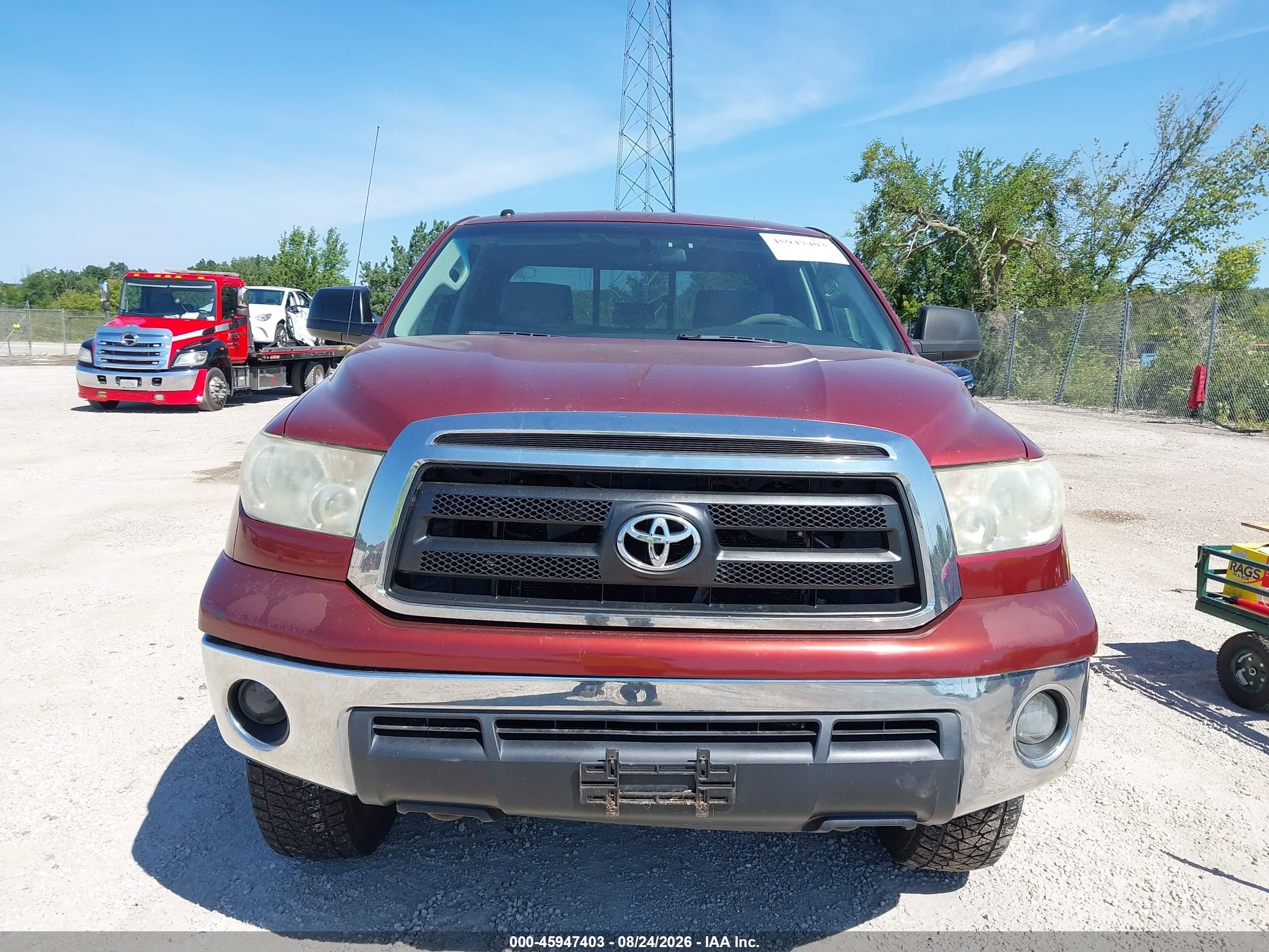 2010 Toyota Tundra Grade 4.6l V8 Бордовый vin: 5TFUM5F18AX007354