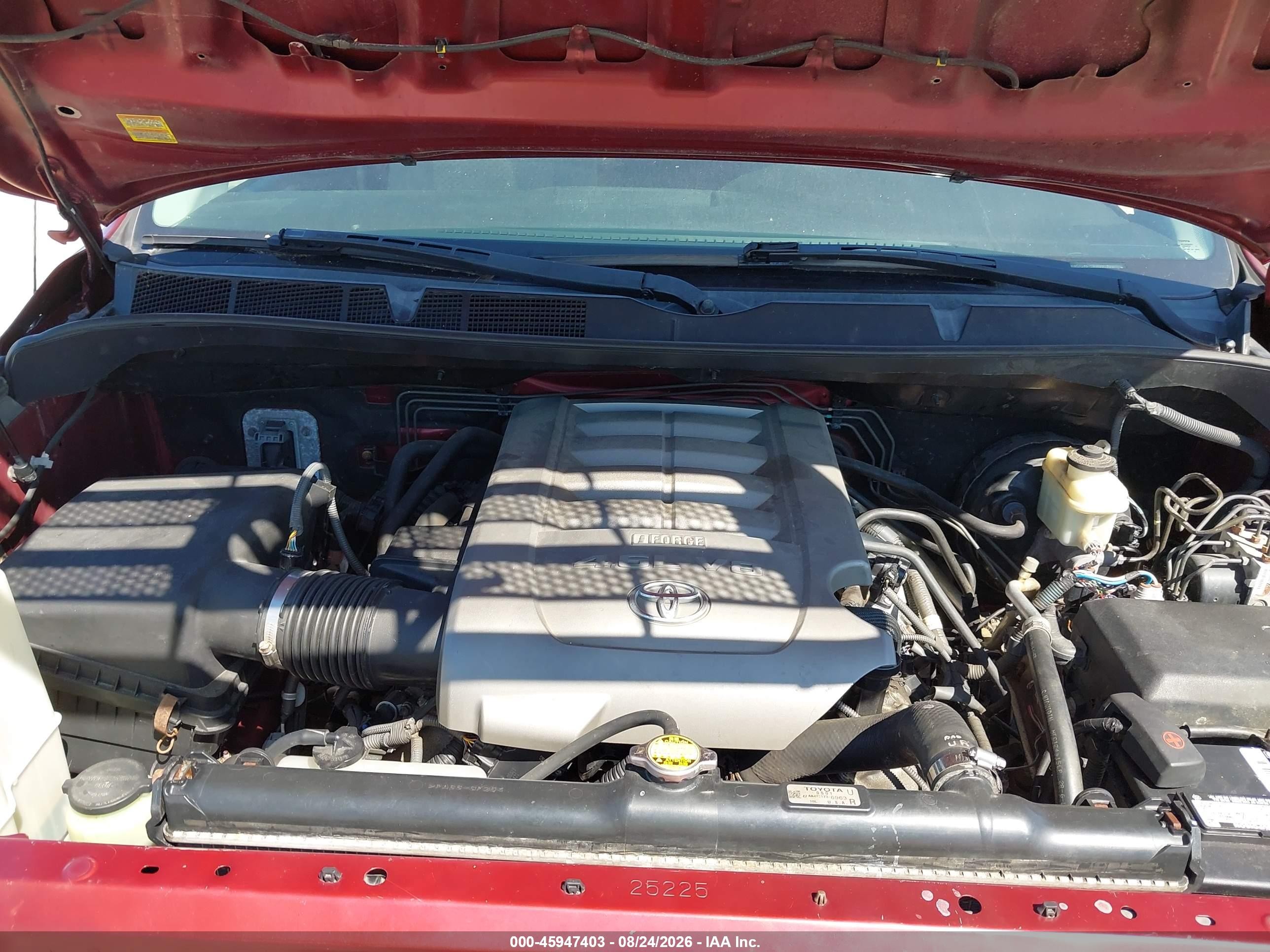 2010 Toyota Tundra Grade 4.6l V8 Бордовый vin: 5TFUM5F18AX007354