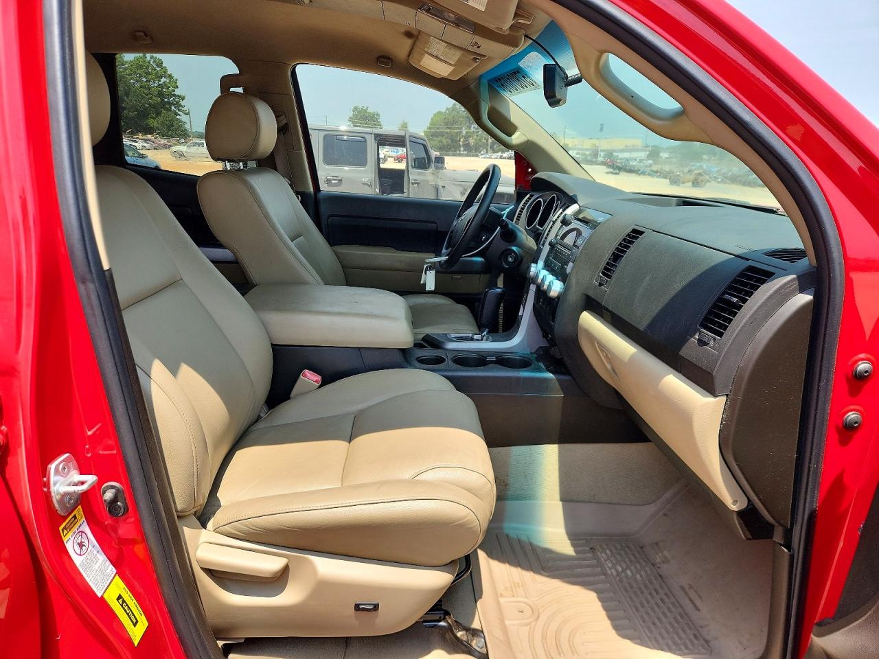 2010 Toyota Tundra Double Cab Sr5 Красный vin: 5TFUM5F18AX012344
