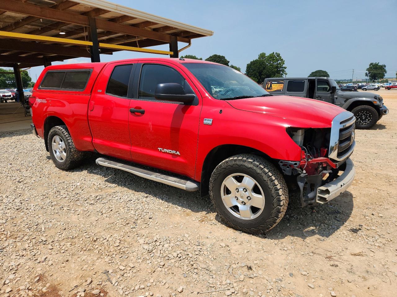 2010 Toyota Tundra Double Cab Sr5 Красный vin: 5TFUM5F18AX012344