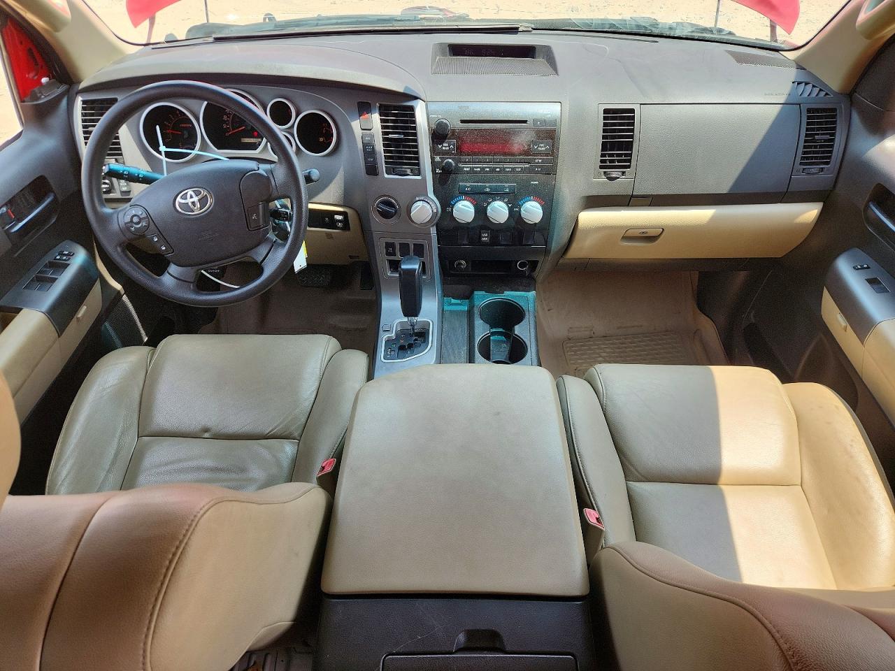 2010 Toyota Tundra Double Cab Sr5 Красный vin: 5TFUM5F18AX012344