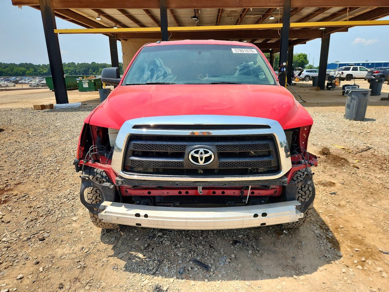 2010 Toyota Tundra Double Cab Sr5 Красный vin: 5TFUM5F18AX012344