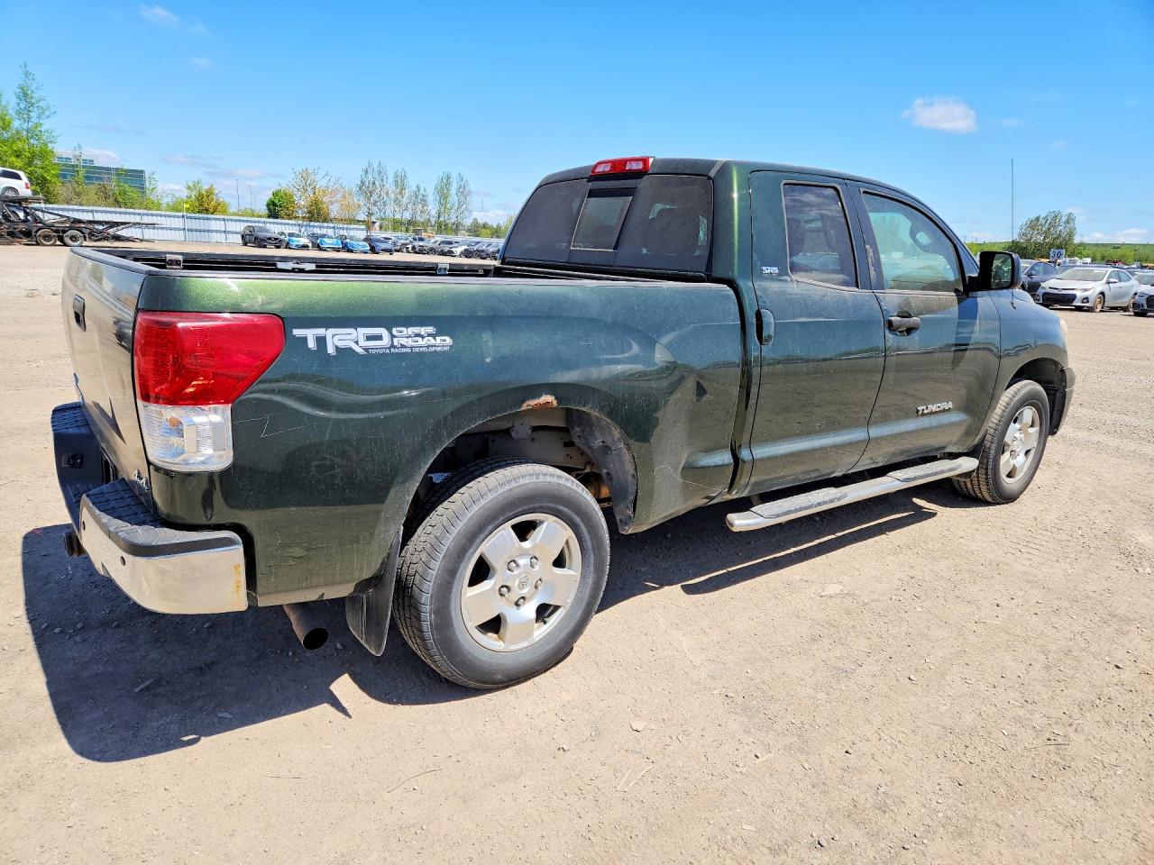 2010 Toyota Tundra Double Cab Sr5 Green vin: 5TFUM5F18AX012781