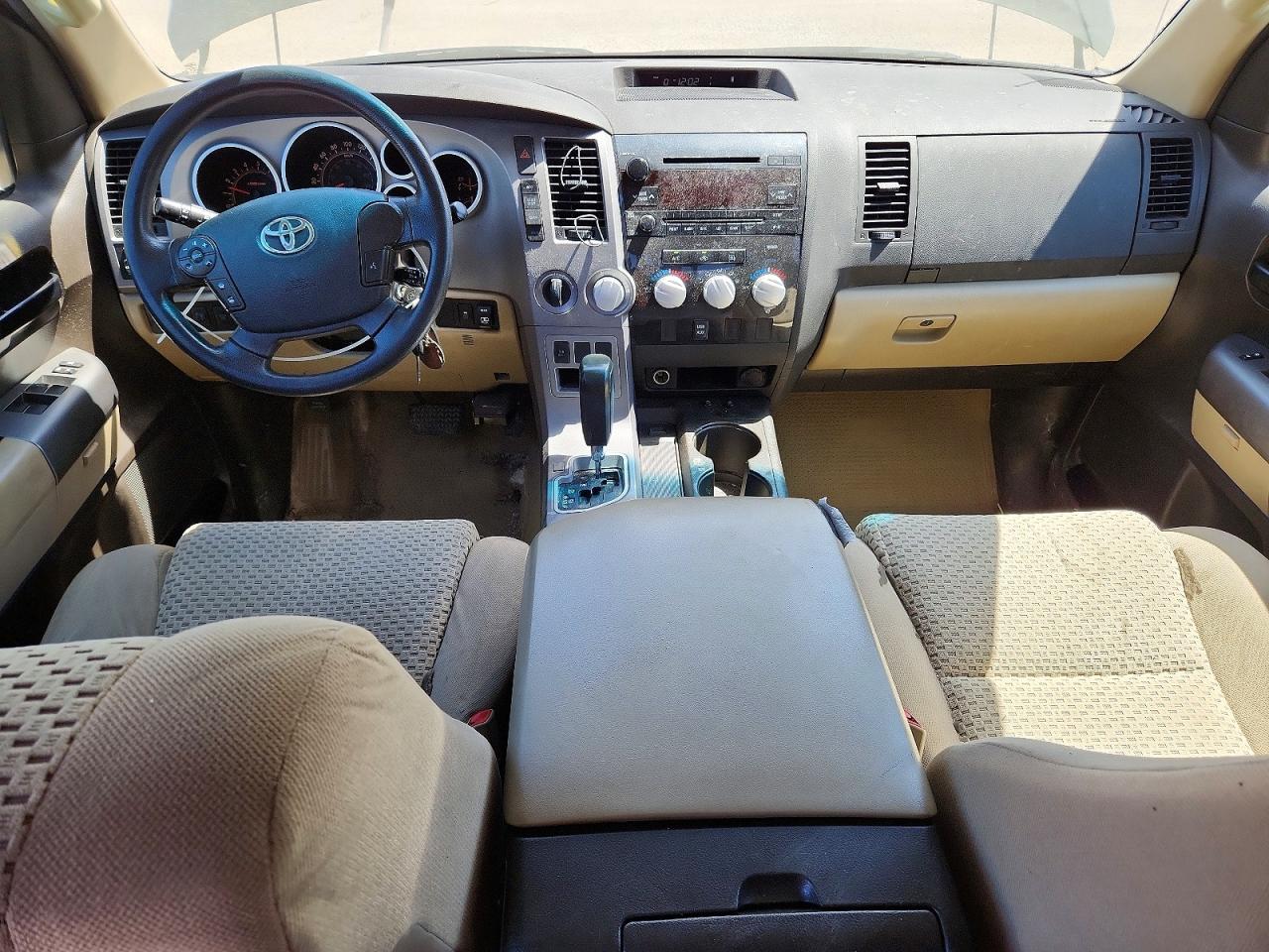 2010 Toyota Tundra Double Cab Sr5 Green vin: 5TFUM5F18AX012781