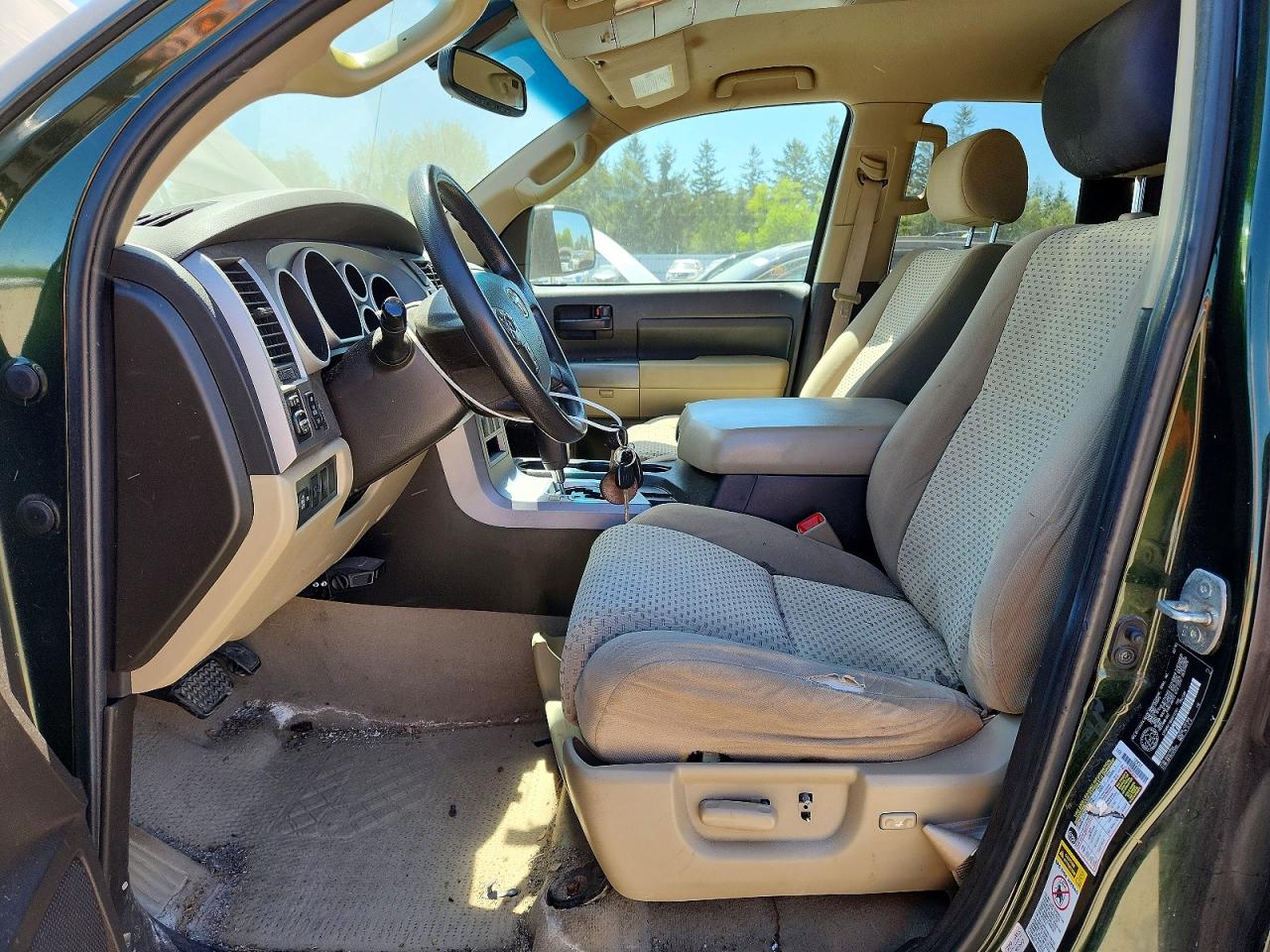 2010 Toyota Tundra Double Cab Sr5 Green vin: 5TFUM5F18AX012781