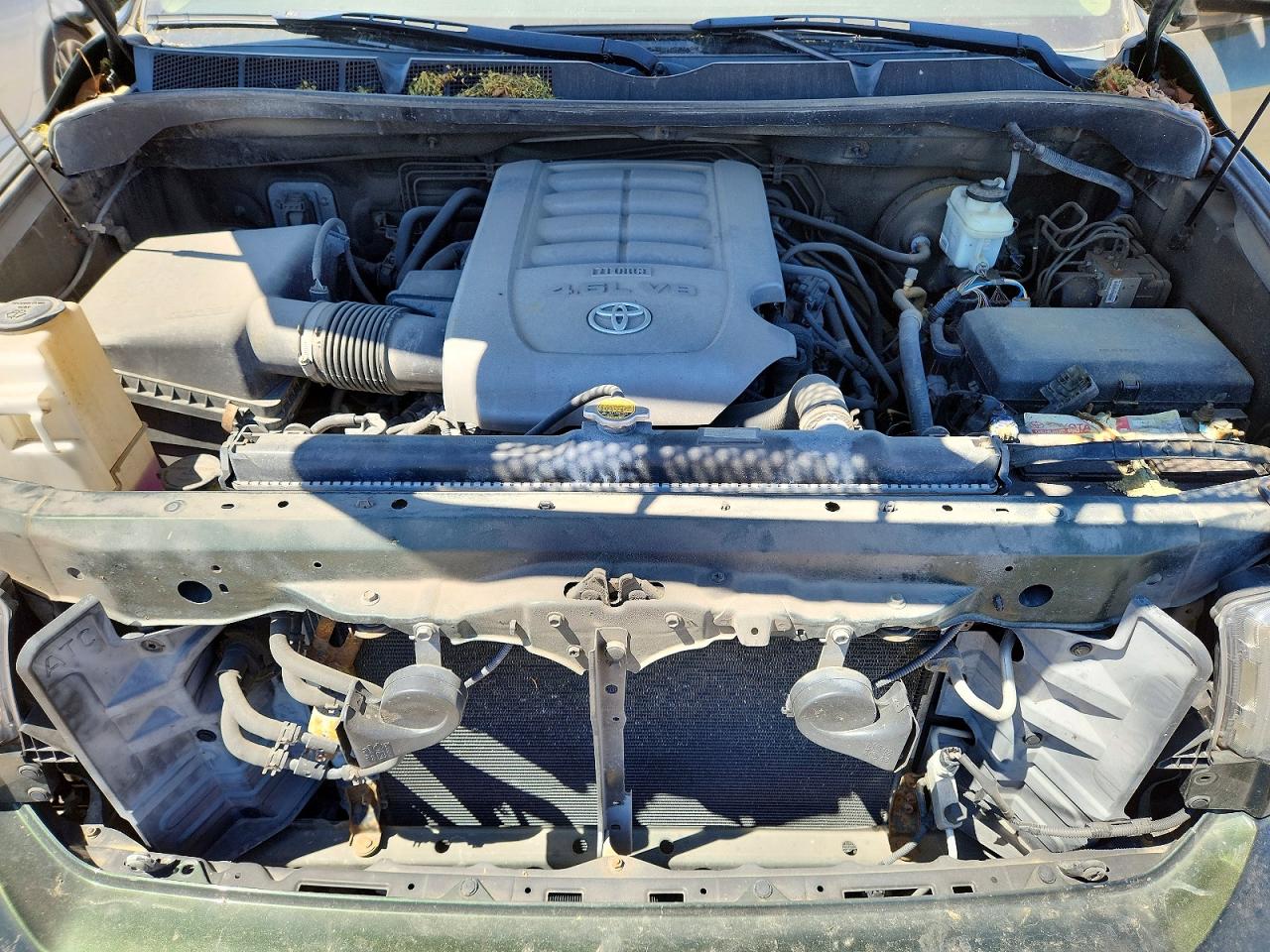 2010 Toyota Tundra Double Cab Sr5 Green vin: 5TFUM5F18AX012781