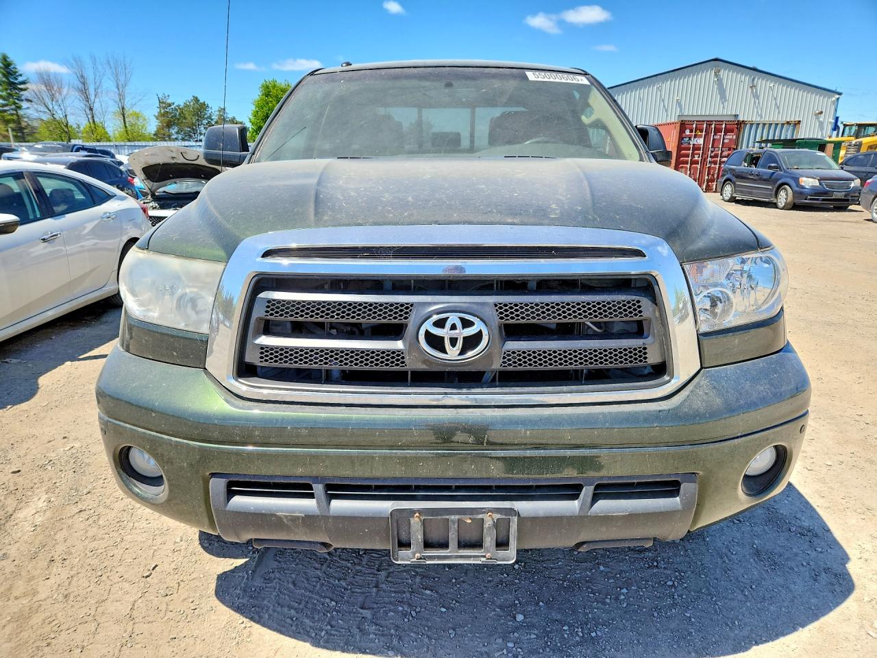 2010 Toyota Tundra Double Cab Sr5 Green vin: 5TFUM5F18AX012781