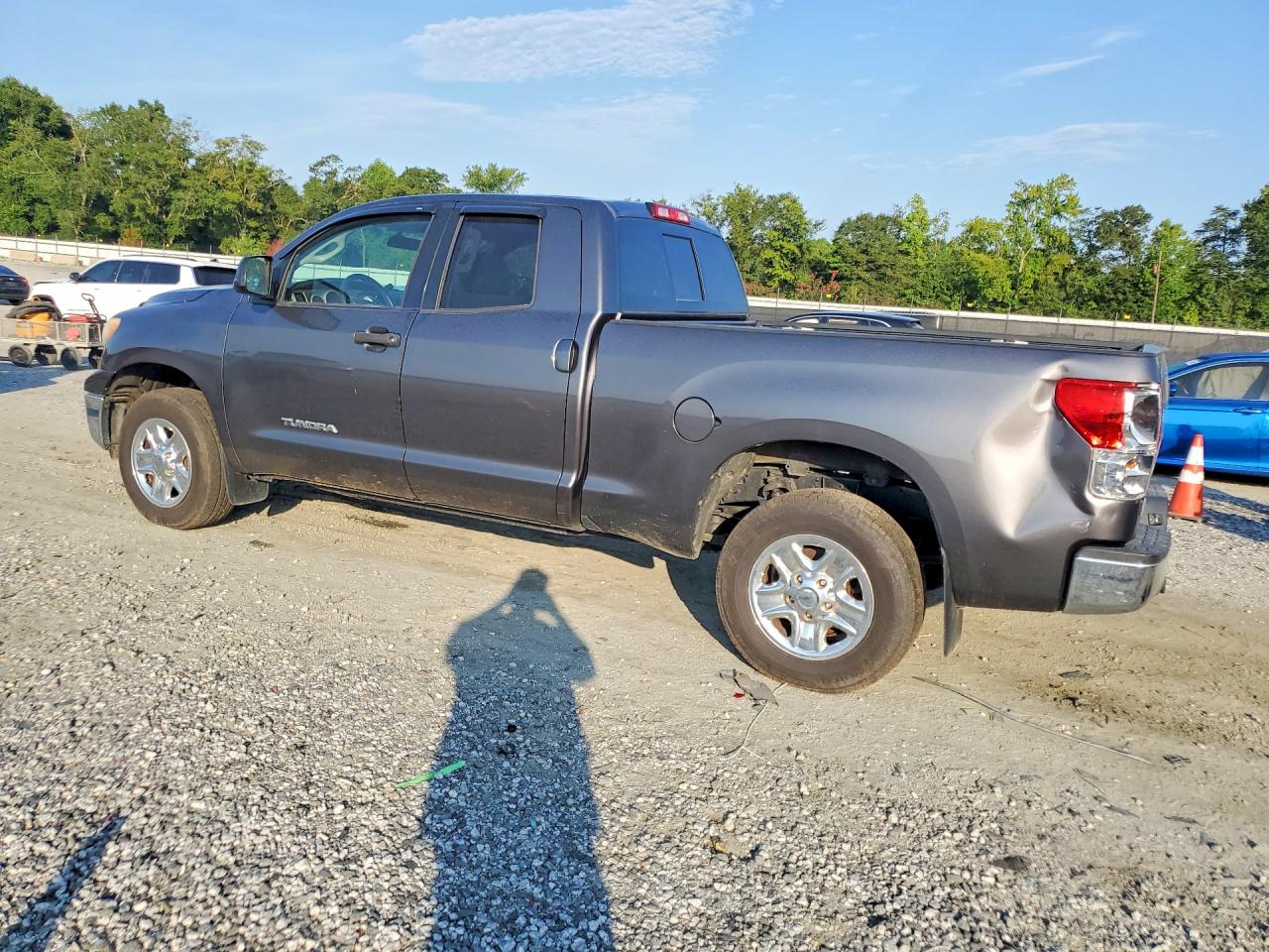 2012 Toyota Tundra Double Cab Sr5 Gray vin: 5TFUM5F18CX031558