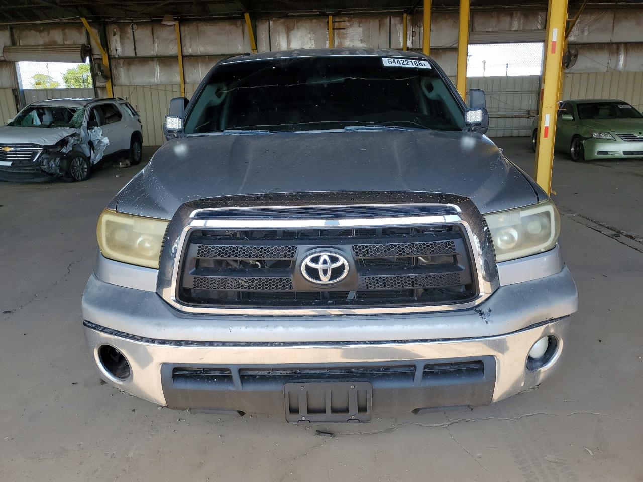 2013 Toyota Tundra Double Cab Sr5 Silver vin: 5TFUM5F18DX047714