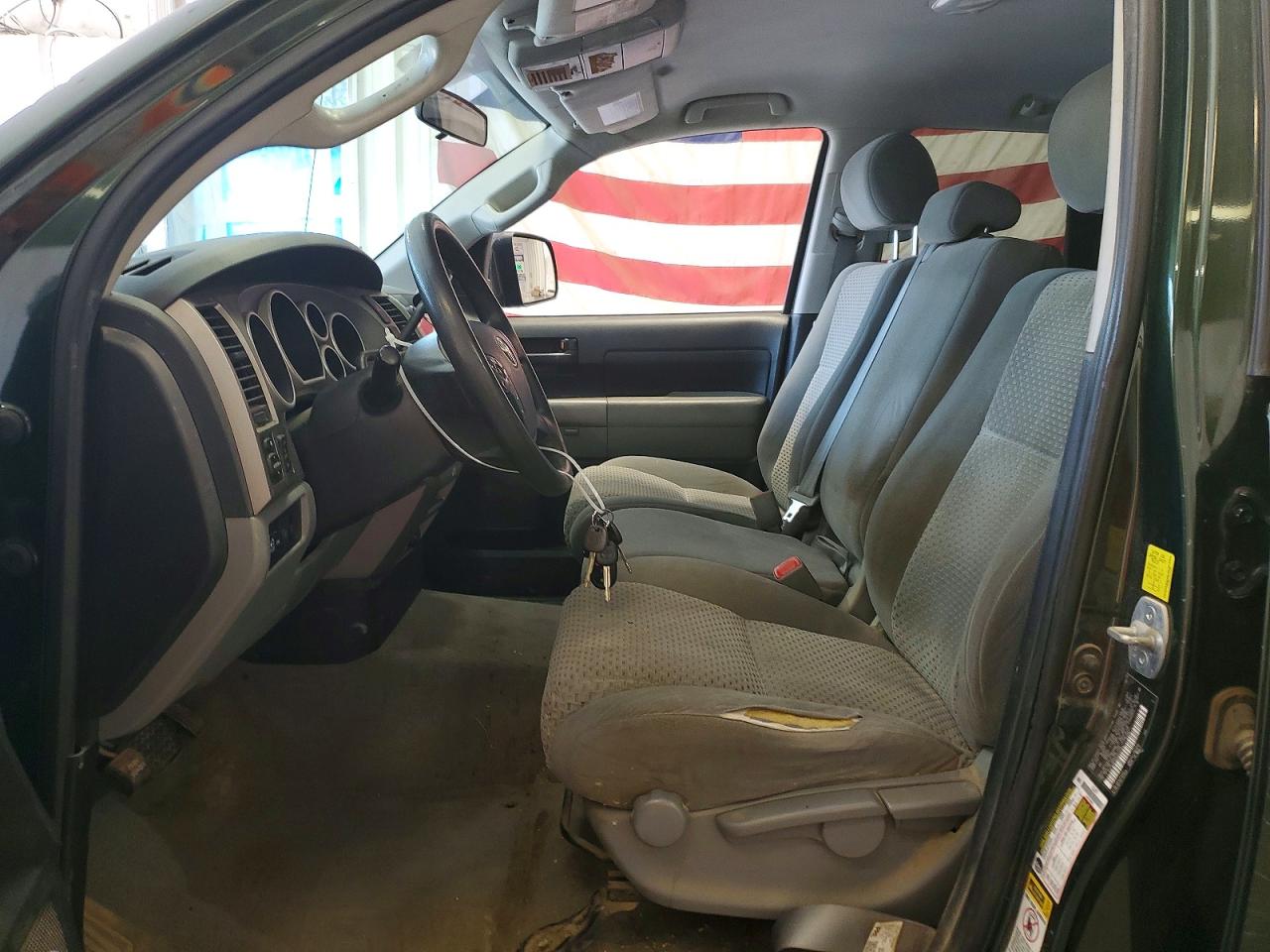 2010 Toyota Tundra Double Cab Sr5 Зеленый vin: 5TFUM5F19AX014460
