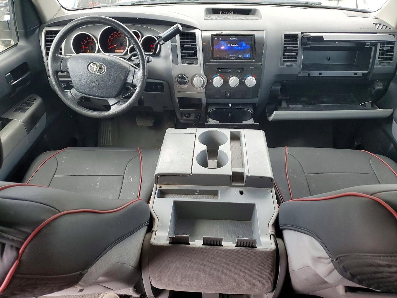 2011 Toyota Tundra Double Cab Sr5 White vin: 5TFUM5F19BX019384