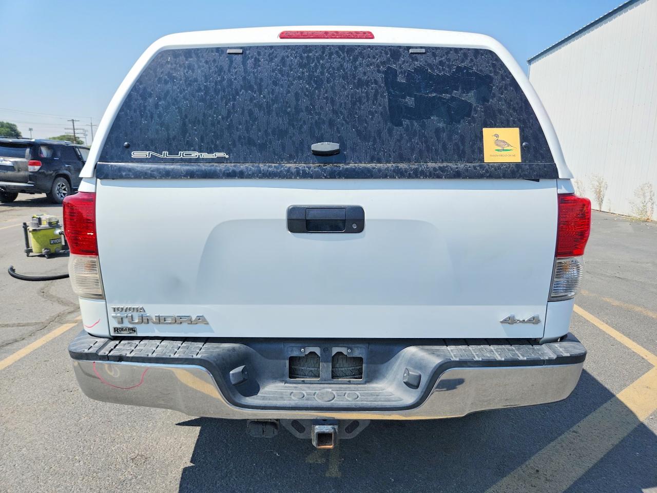 2012 Toyota Tundra Double Cab Sr5 White vin: 5TFUM5F19CX036185