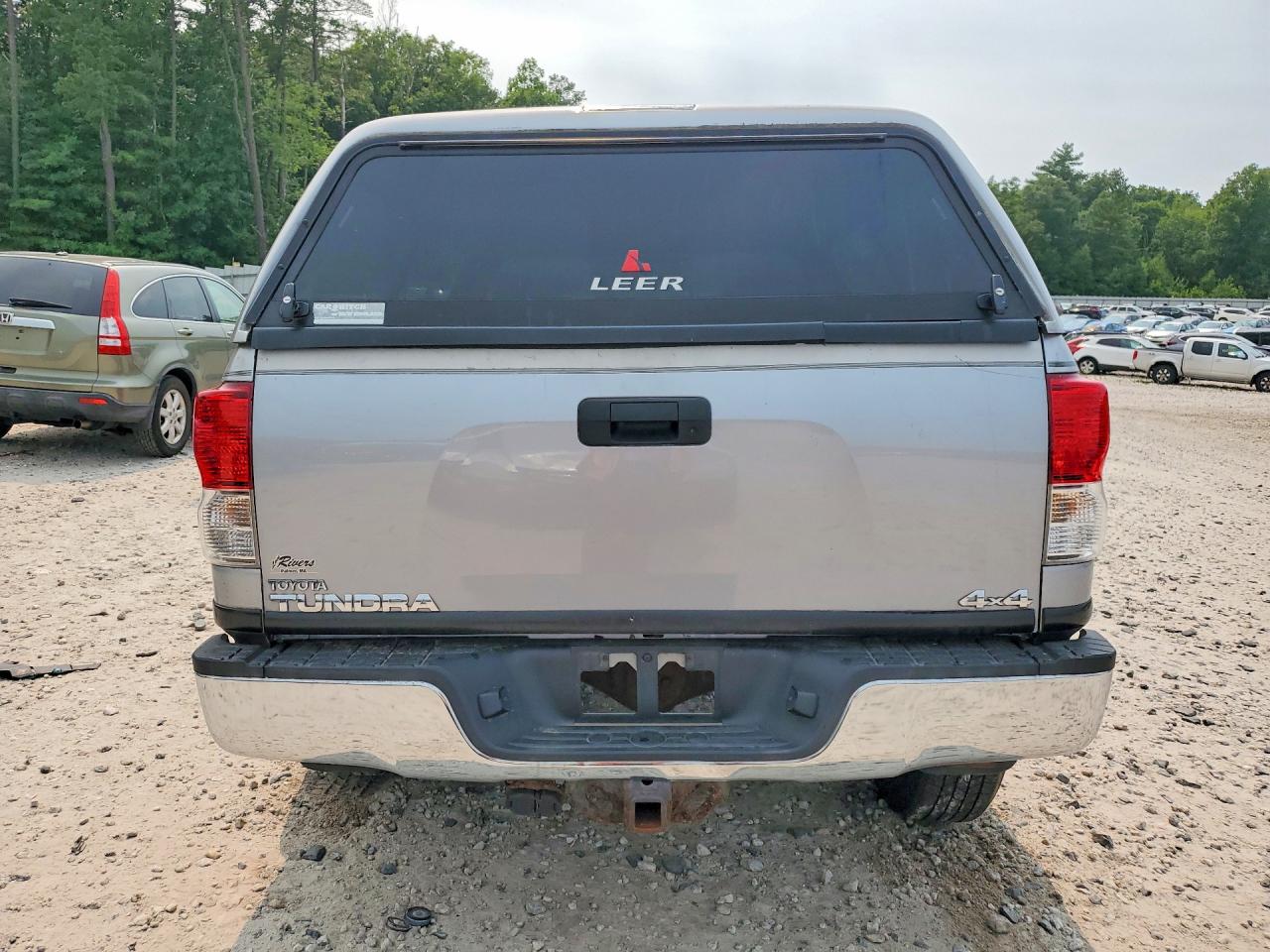 2013 Toyota Tundra Double Cab Sr5 Silver vin: 5TFUM5F19DX041565