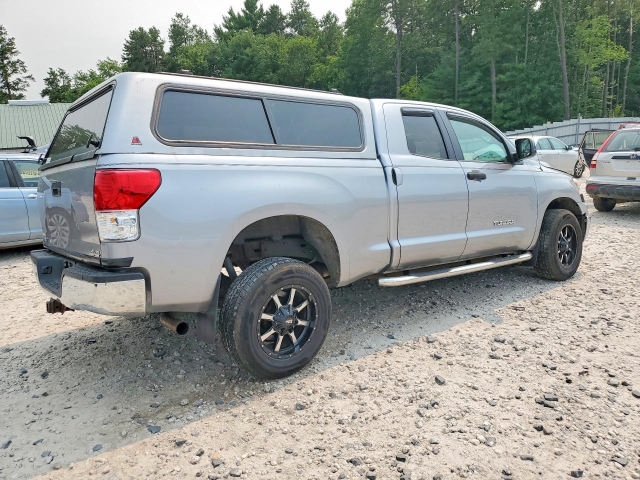2013 Toyota Tundra Double Cab Sr5 Silver vin: 5TFUM5F19DX041565