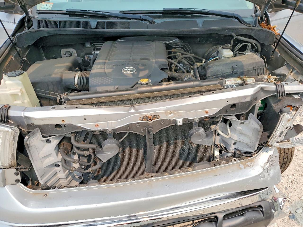 2013 Toyota Tundra Double Cab Sr5 Silver vin: 5TFUM5F19DX041565