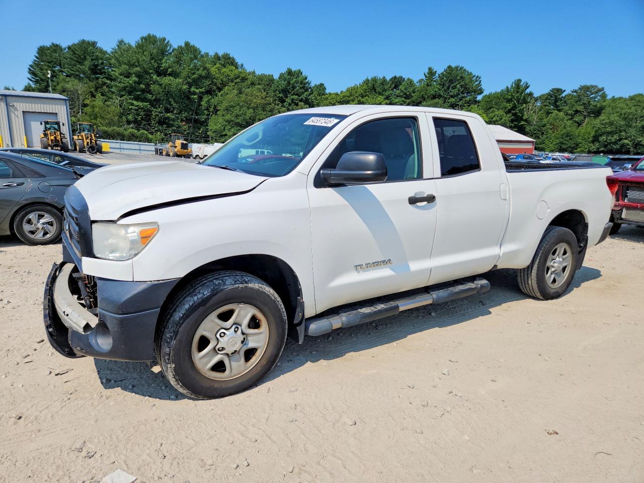 2013 Toyota Tundra Double Cab Sr5 White vin: 5TFUM5F19DX043932