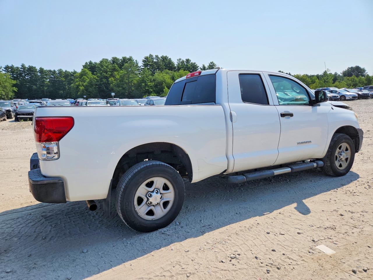 2013 Toyota Tundra Double Cab Sr5 White vin: 5TFUM5F19DX043932