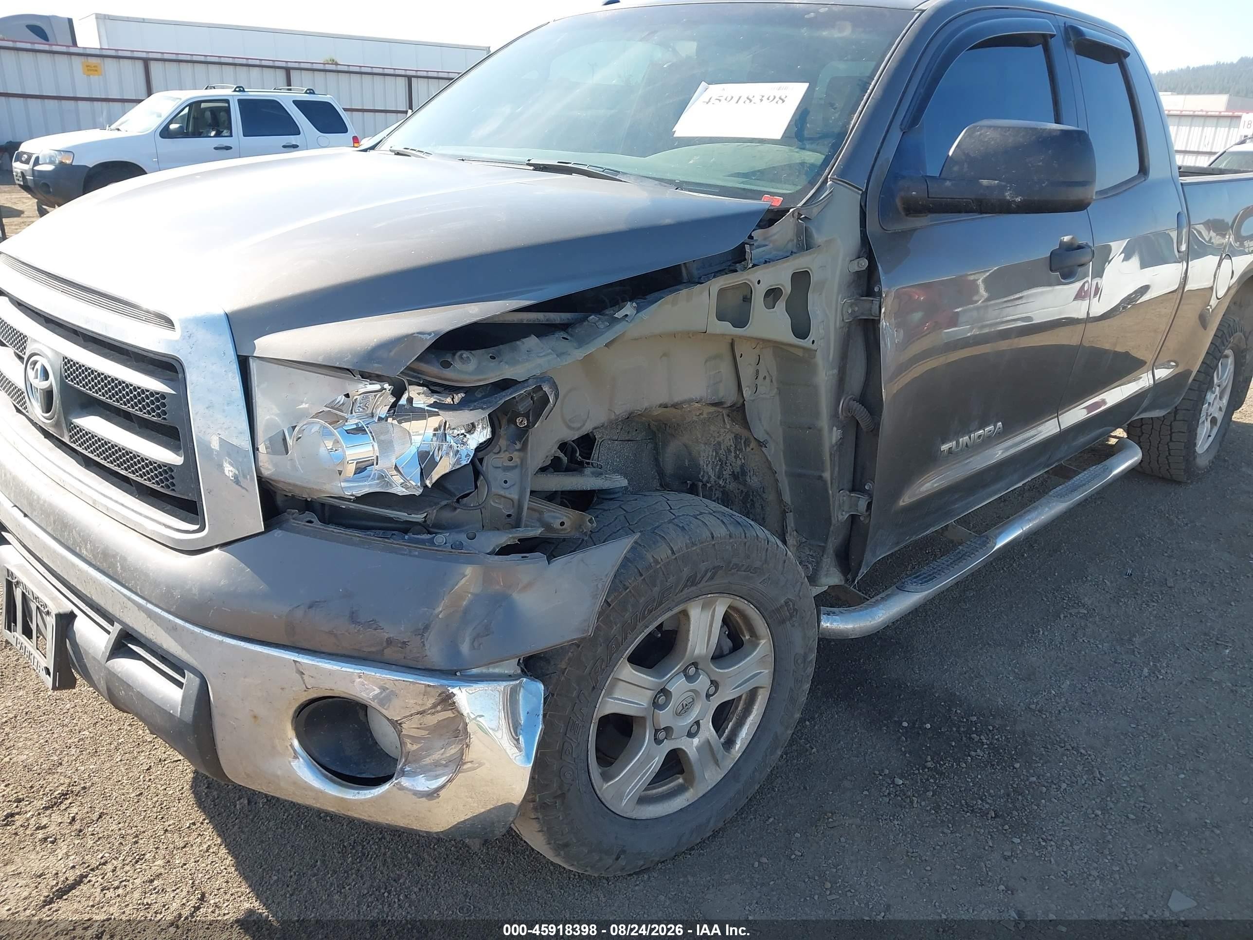 2013 Toyota Tundra Grade 4.6l V8 Gray vin: 5TFUM5F19DX046846