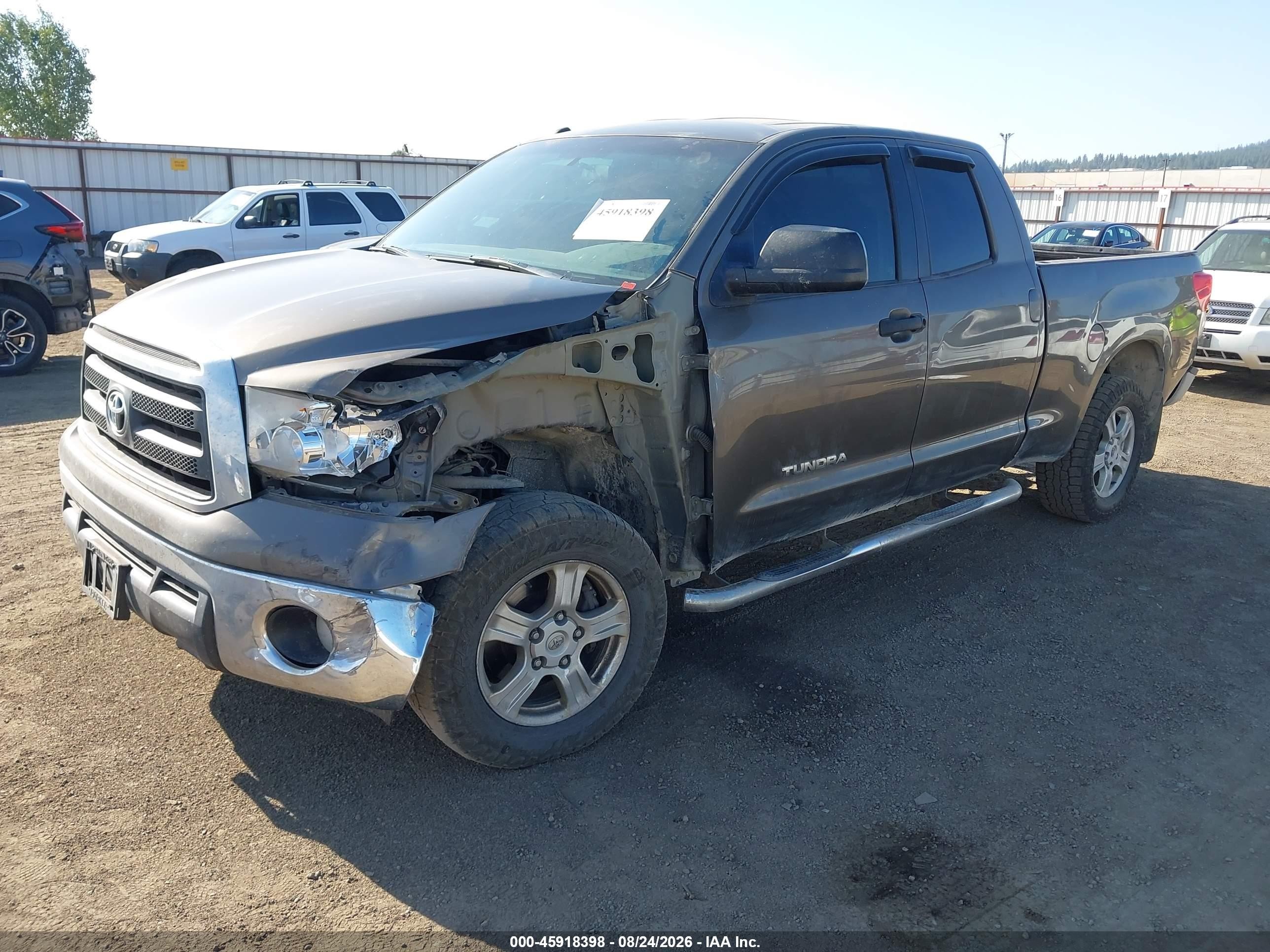 2013 Toyota Tundra Grade 4.6l V8 Gray vin: 5TFUM5F19DX046846
