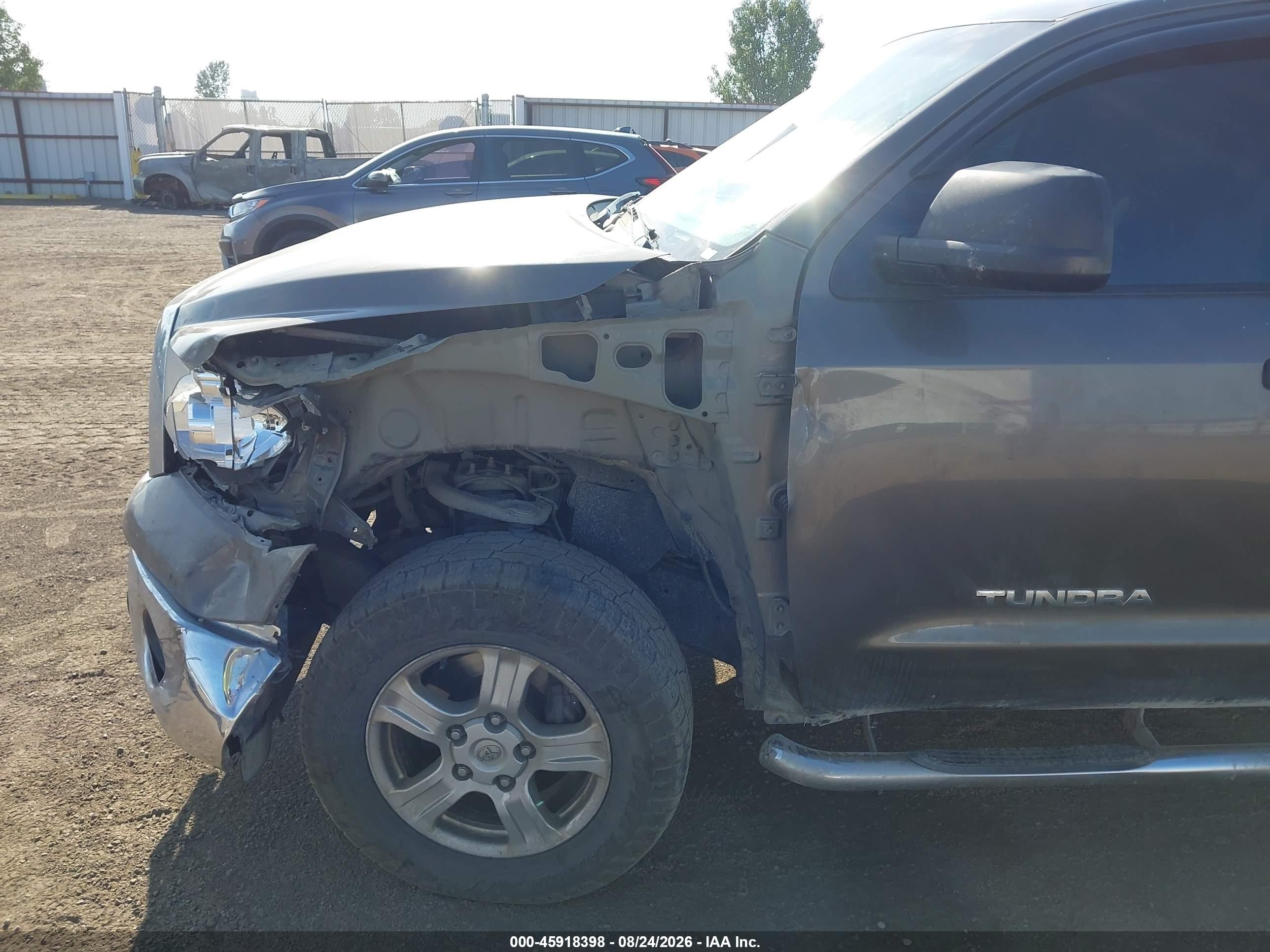 2013 Toyota Tundra Grade 4.6l V8 Gray vin: 5TFUM5F19DX046846
