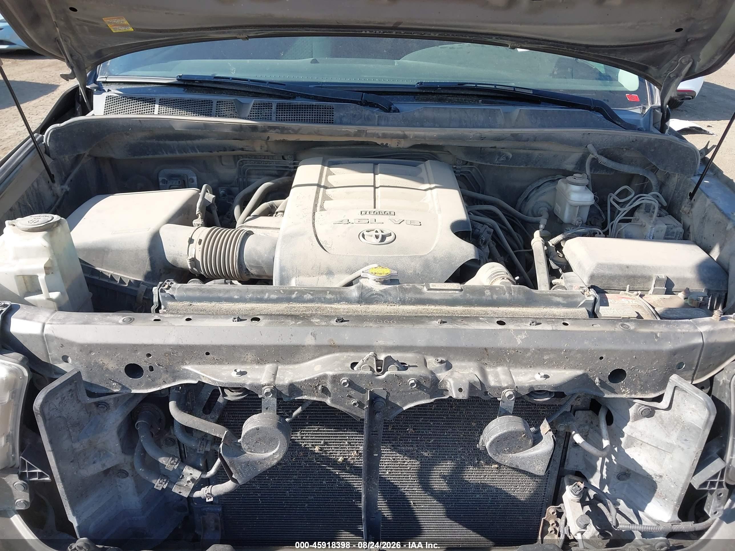 2013 Toyota Tundra Grade 4.6l V8 Gray vin: 5TFUM5F19DX046846