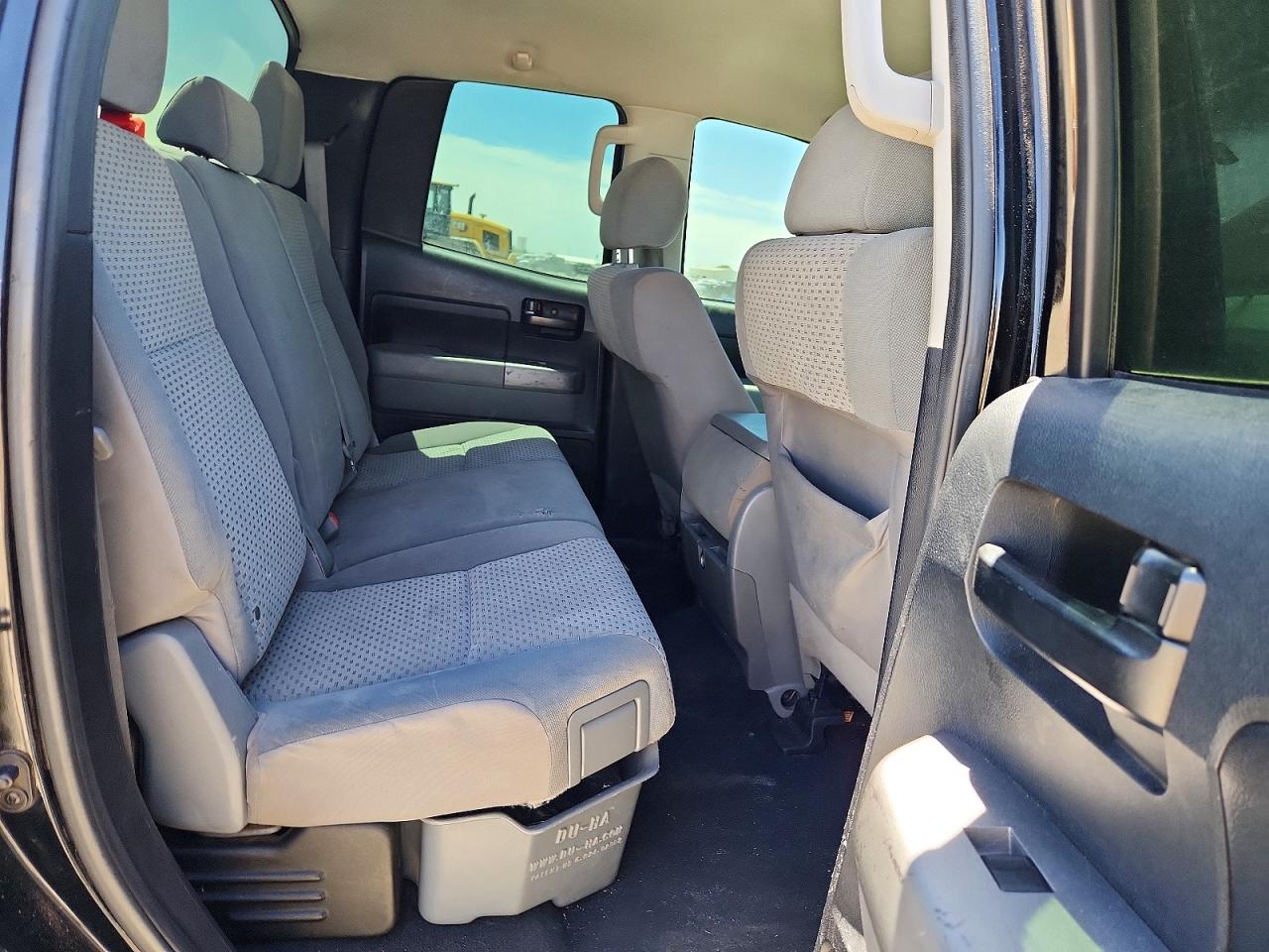 2012 Toyota Tundra Double Cab Sr5 Black vin: 5TFUM5F1XCX029732