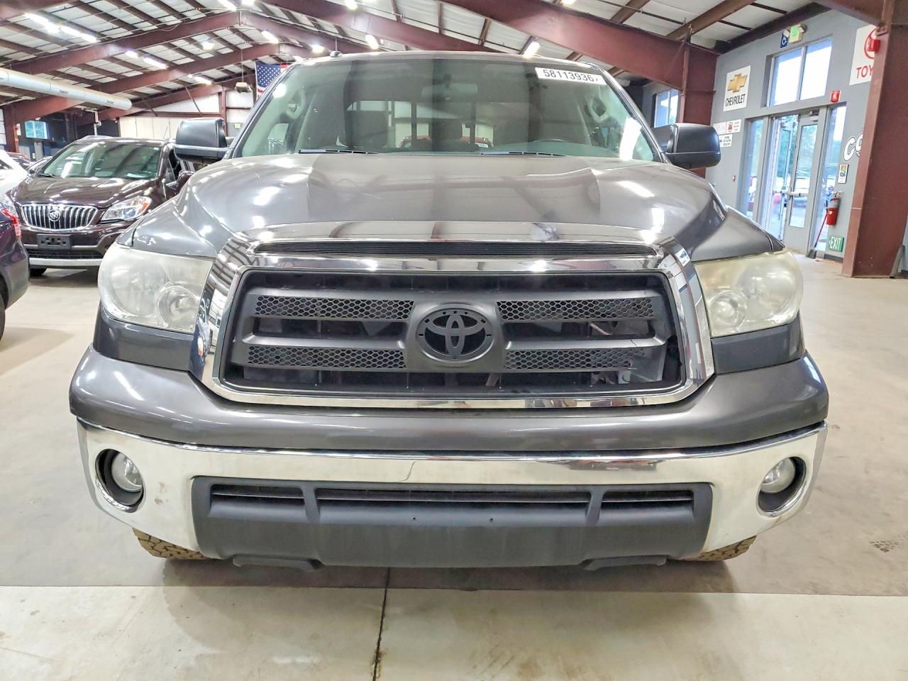 2012 Toyota Tundra Double Cab Sr5 Серый vin: 5TFUM5F1XCX034980