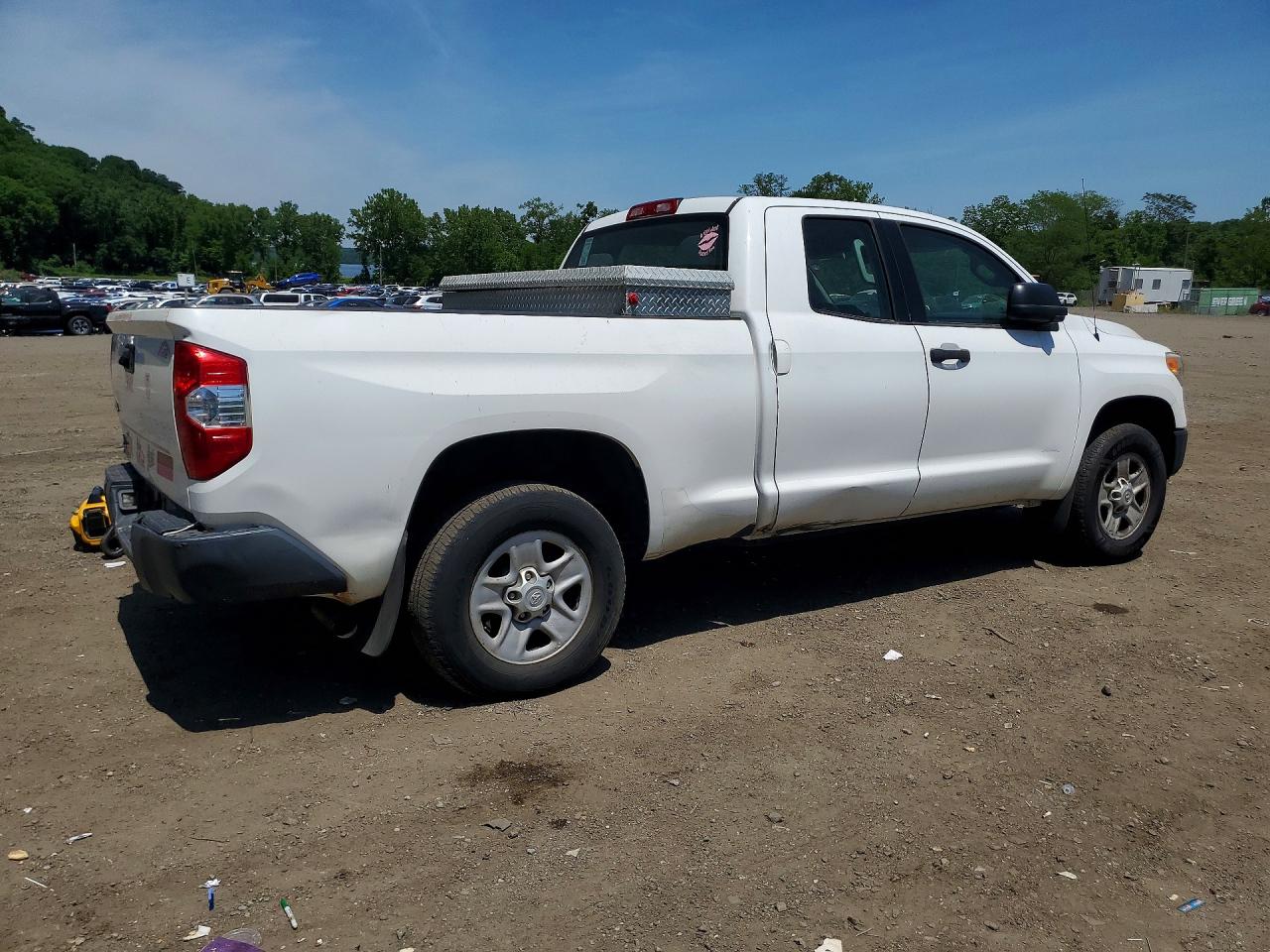 2014 Toyota Tundra Sr White vin: 5TFUM5F1XEX051491