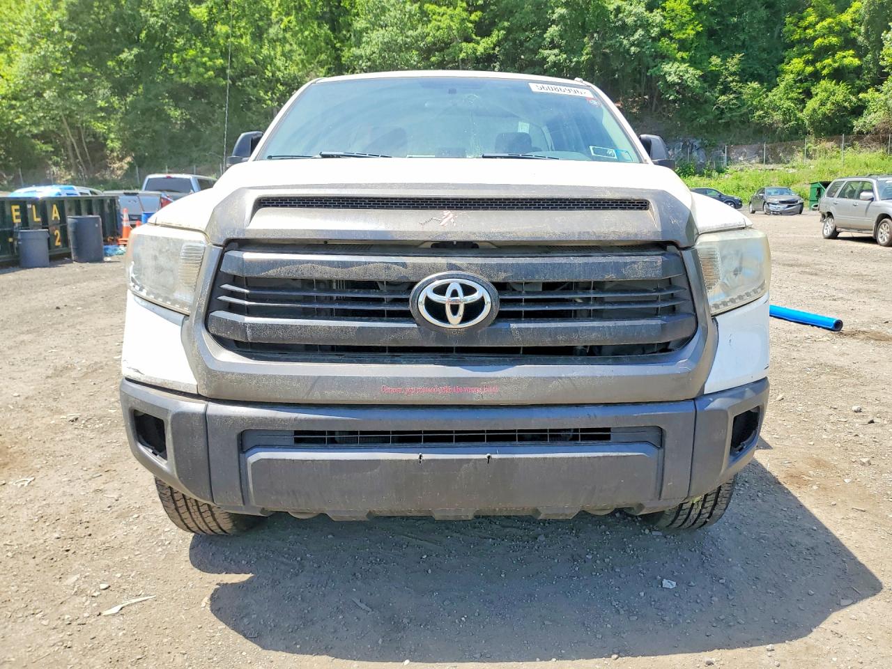 2014 Toyota Tundra Sr White vin: 5TFUM5F1XEX051491